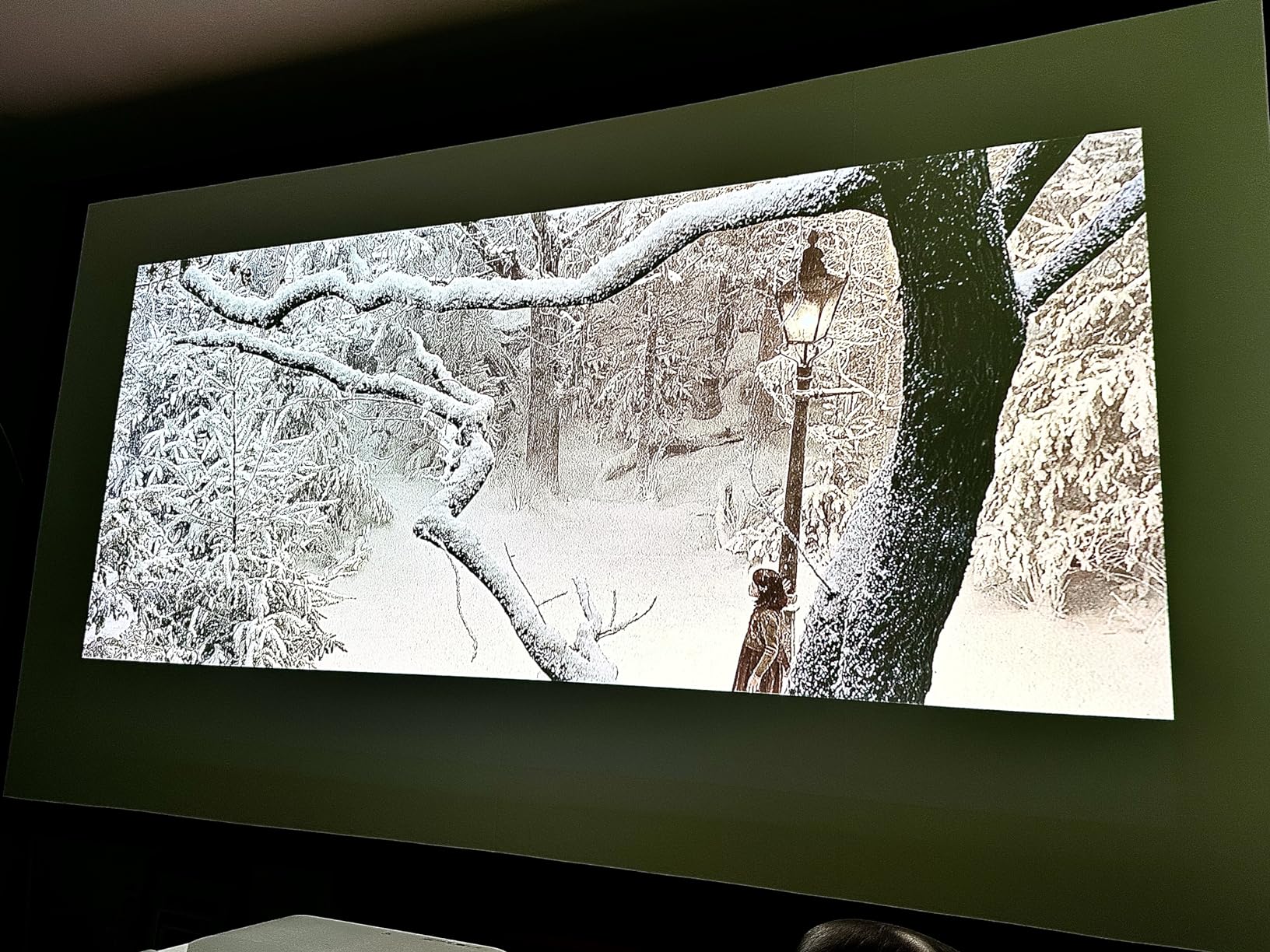 Epson EpiqVision LS650 4K PRO-UHD Ultra Short Throw Laser Projector | 3-Chip 3LCD 3600 Lumens, Android TV, HDR customer photo 1