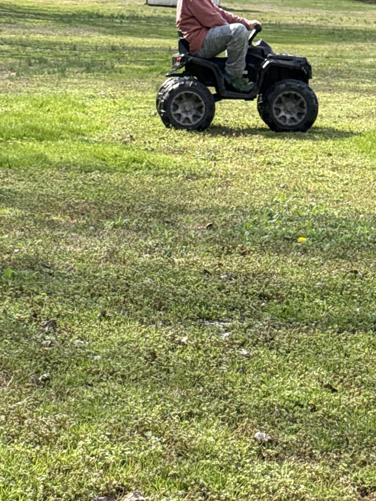 Best Choice Products 12V Kids Ride-On Electric ATV, 4-Wheeler Quad Car Toy w/Bluetooth Audio, 3.7mph Max Speed, Treaded Tires, LED Headlights, Radio - Blue customer photo 1
