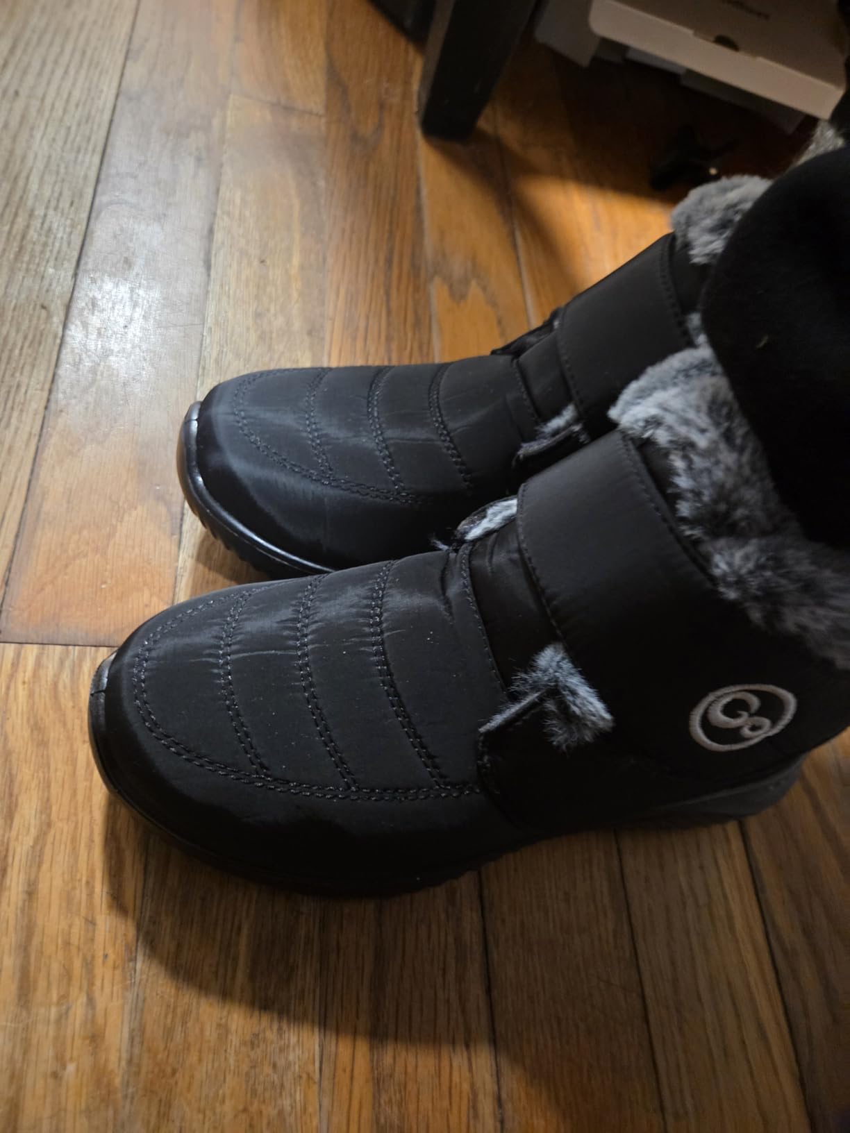 Reimferce Women Snow Boots Waterproof: Fur Lined Warm Winter Boots for Women- Comfortable Non Slip Outdoor Walking Booties customer photo 2
