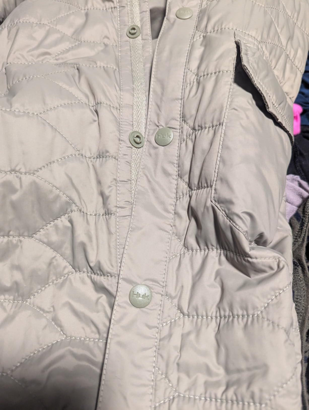 HUK - Men's Scale Shacket, DWR Insulated Performance Fishing Shirt Jacket customer photo 1