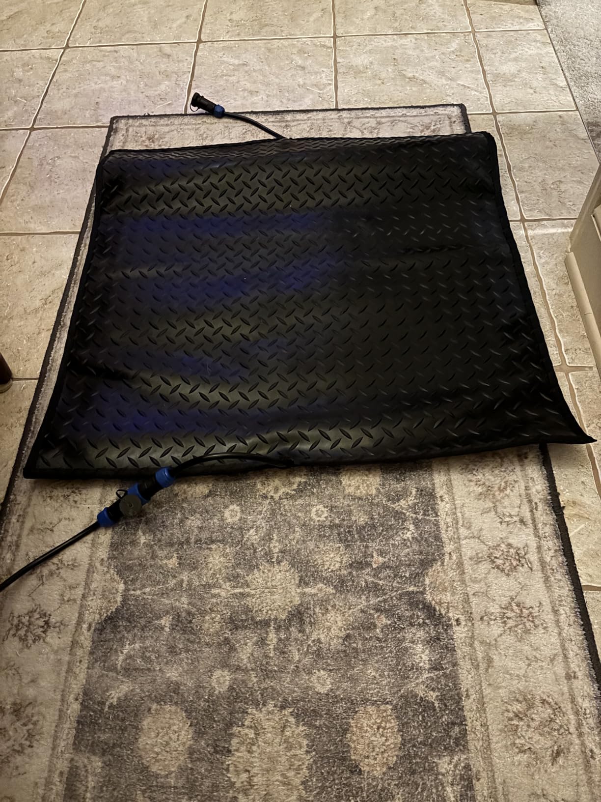 30'' x 30'' Snow Melting Mats Outdoor, Heated Snow Melting Mats, Electric Ice Melting Mats For Winter Snow Removal,Driveway Heating Mat For Snow,Heated Walkway Mats Outdoor With With 10ft Power Cord customer photo 2