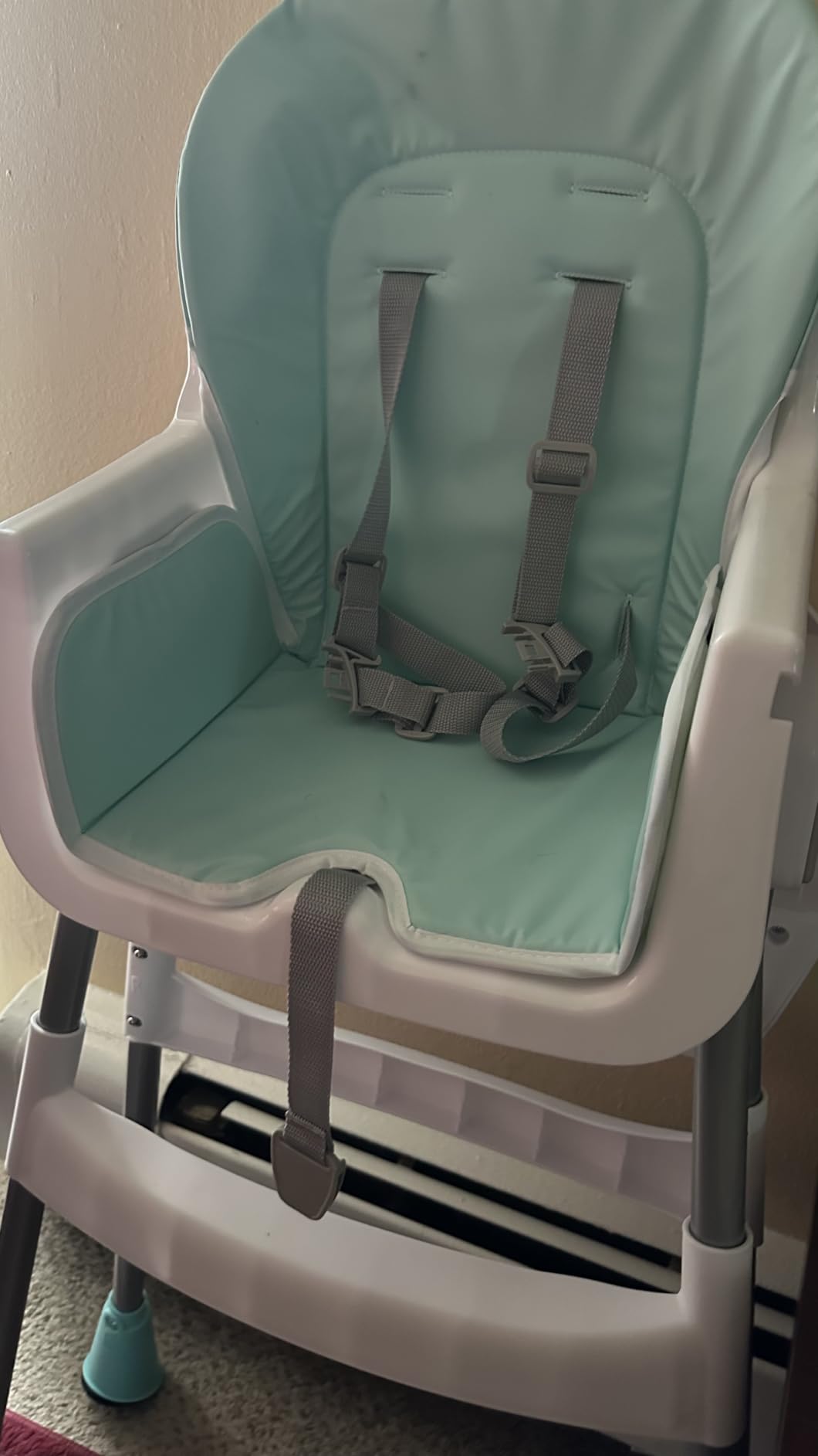 Dream On Me TableTalk 2-in-1 Convertible High Chair, 5-Point Harness, Black | Dishwasher Safe Tray, Steel Frame, Easy to Clean Removable Seat Pad, For 6-36 months Toddlers, Compact & Quick Folding Design customer photo 1