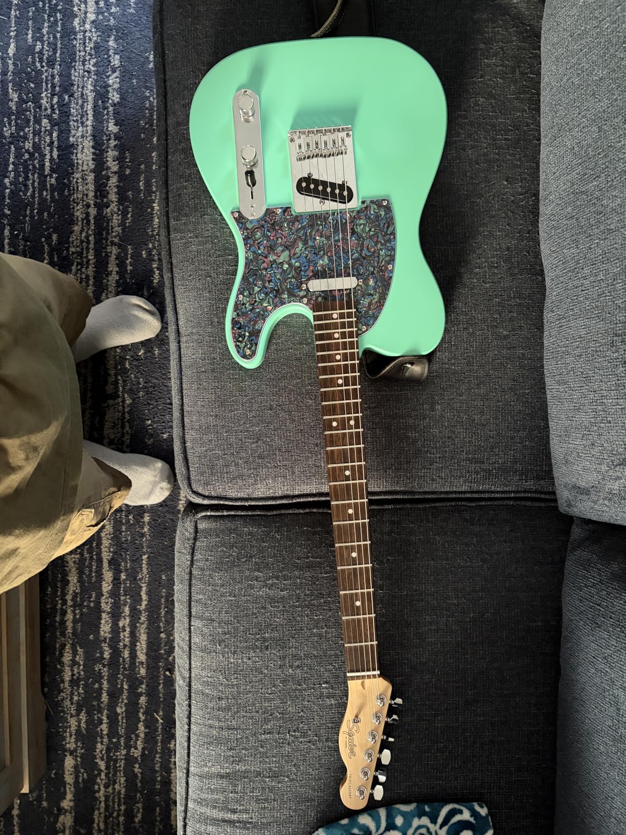 Fender Squier Debut Series Telecaster Electric Guitar, Beginner Guitar, 2-Year Warranty, Includes Free Lessons, 2-Color Sunburst with Satin Urethane Finish customer photo 1