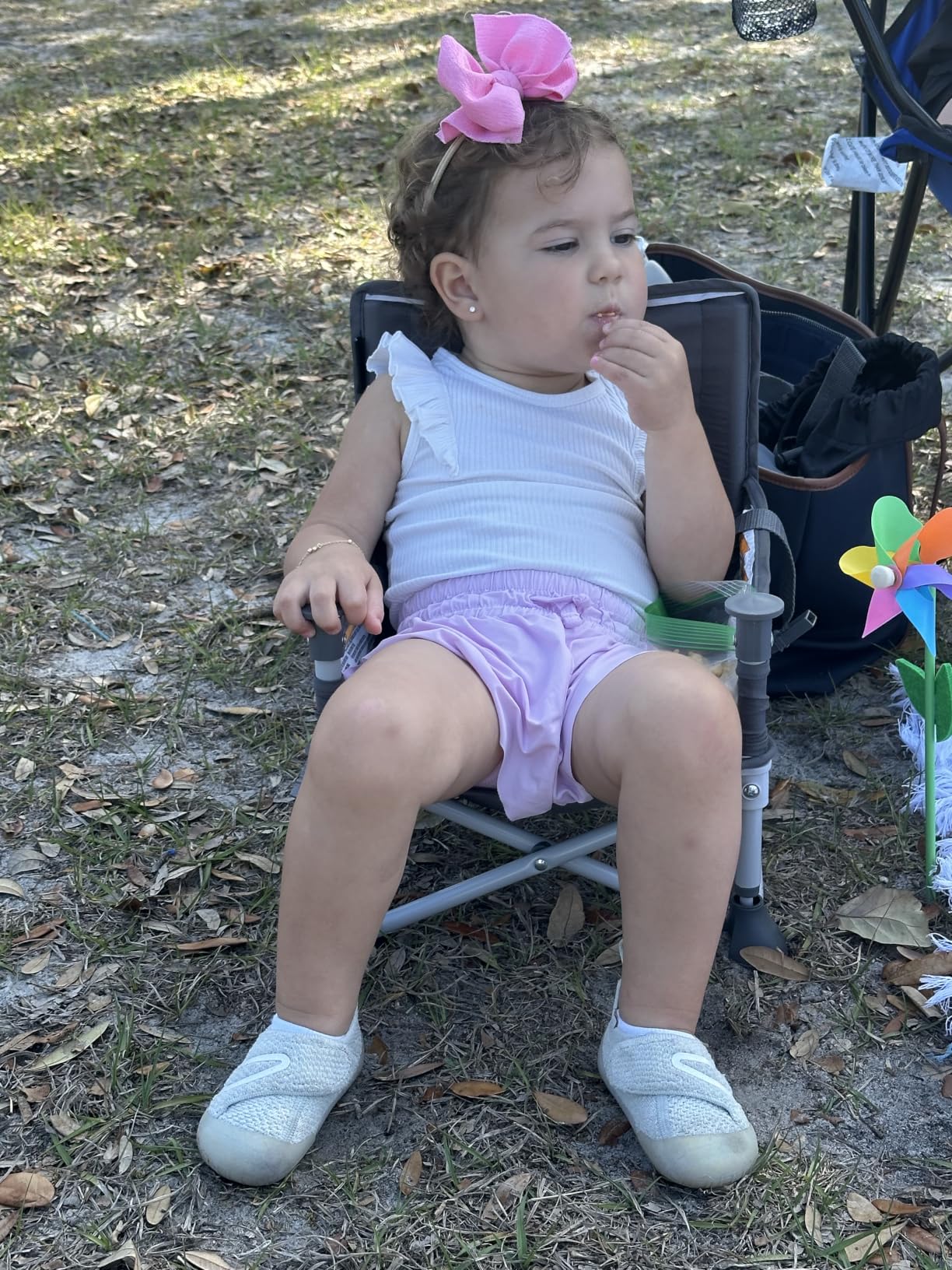 Bright Starts Pop 'N Sit Portable Booster, Indoor/Outdoor Use, Floor Seat with Feeding Tray, Teal, 6 Mos - 3 Yrs customer photo 1