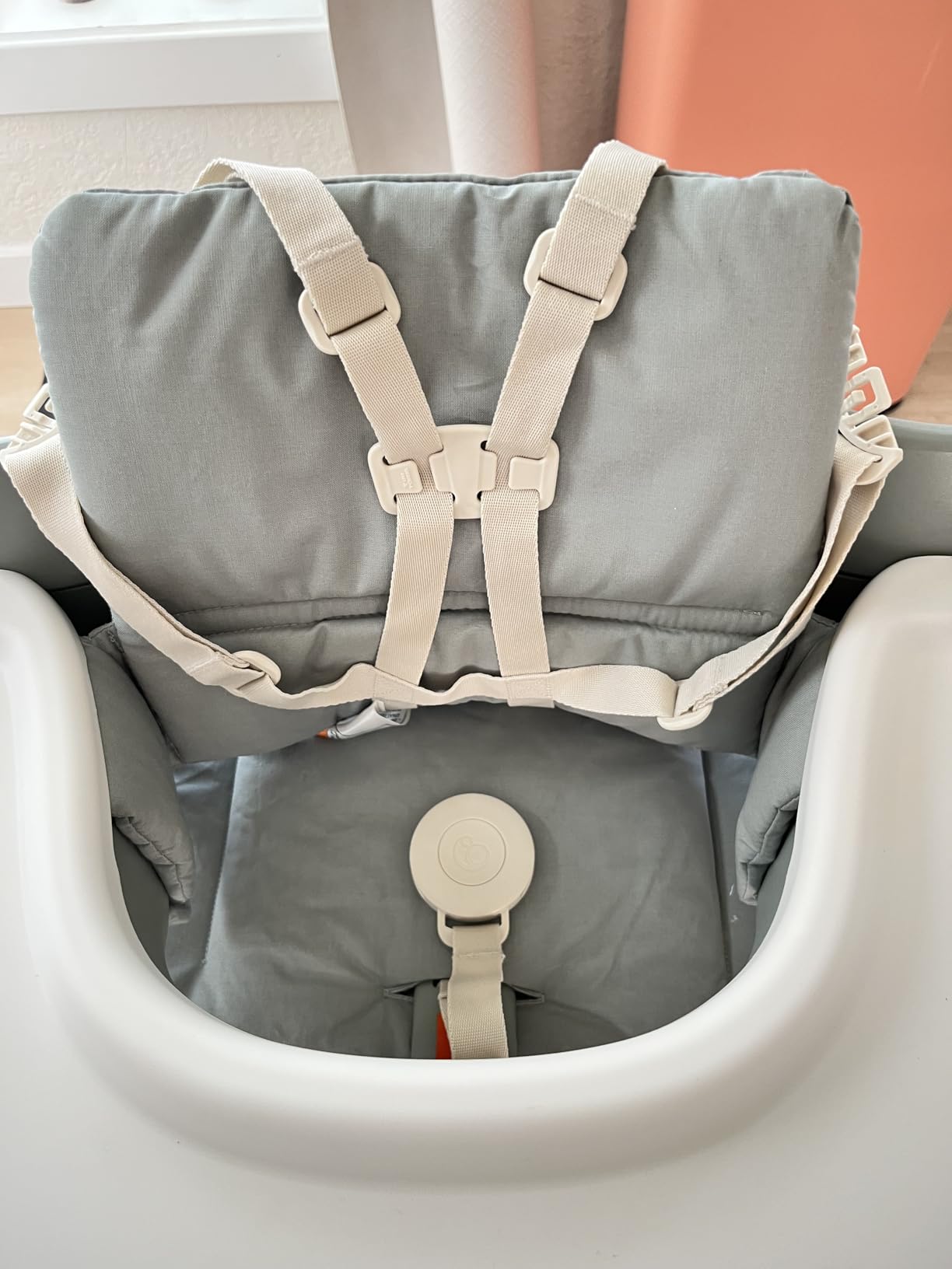 Stokke Tripp Trapp High Chair 2 with Tray and Cushion, Black/Nordic Grey | Includes Chair, Baby Set, Removable Harness, Tray, Cushion, for Ages 6-36 Months, Solid Wood, Holds up to 300 lbs customer photo 1
