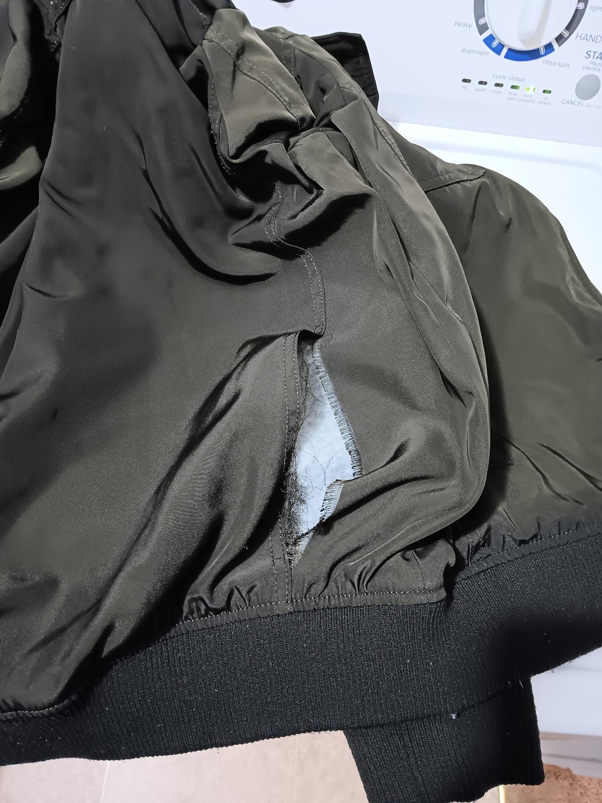 DOCKERS Men's Quilted Lined Flight Bomber Jacket customer photo 2