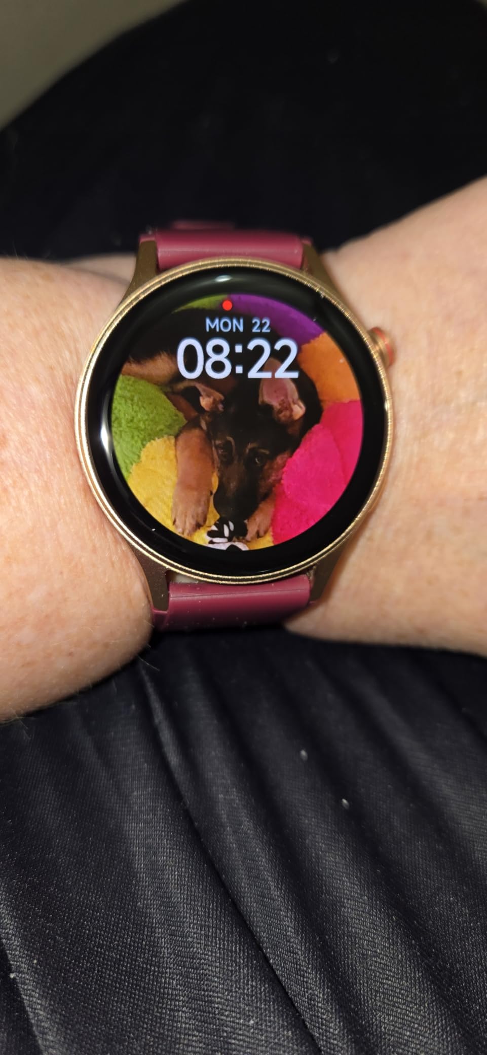 Smart Watch for Women, Answer/Make Call, 1.32'' AMOLED Ultra-Clear Screen | Fitness Tracker with Heart Rate/Sleep/SpO2 Monitor, Smartwatch for iPhone/Samsung/Android, 110+ Sport Modes, 3ATM Waterproof customer photo 2