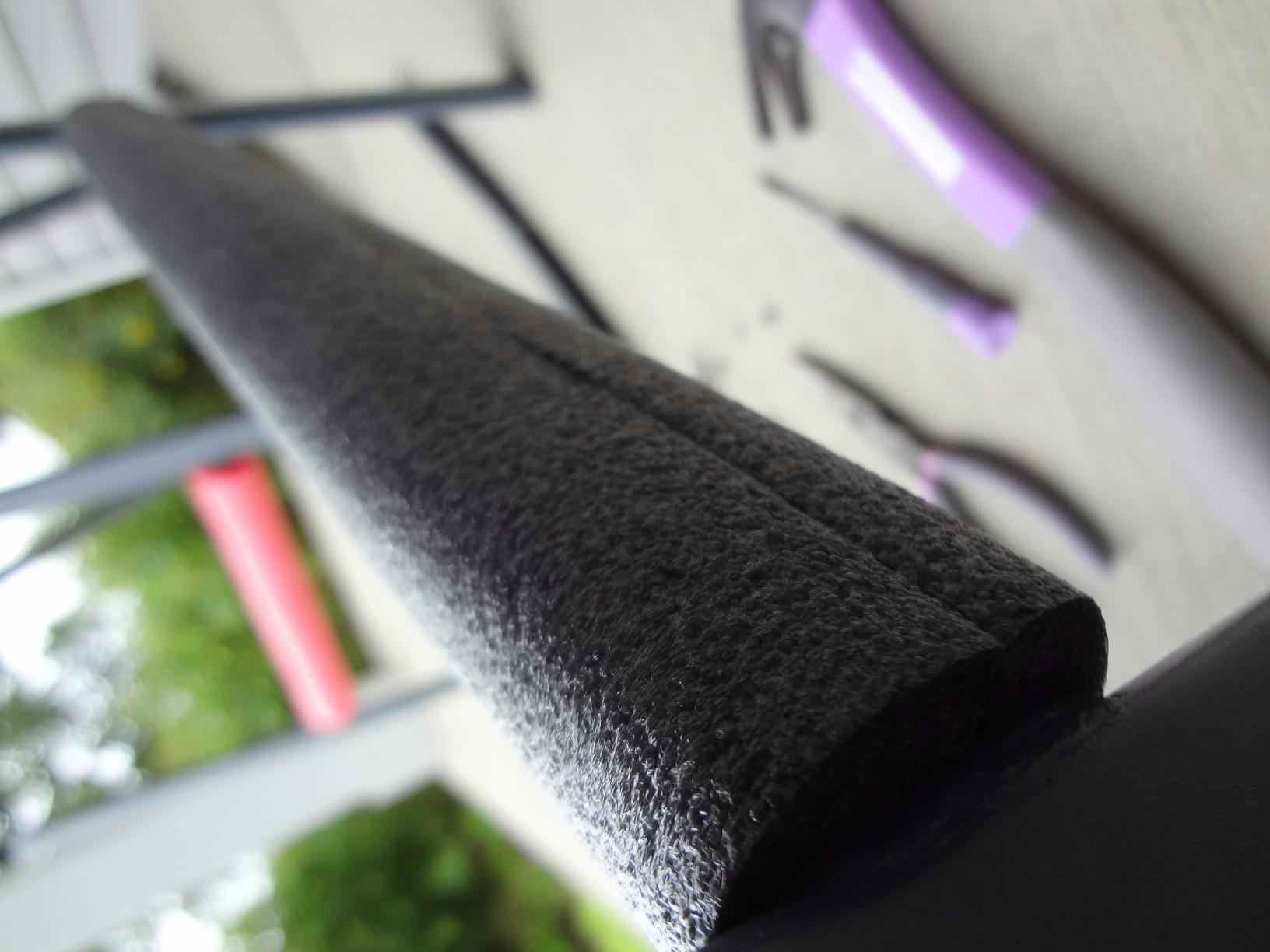 M-D Building Products 50215 1/2 in. Wall x 5/8 in. x 6 ft. Black Foam Tube Pipe Insulation customer photo 1