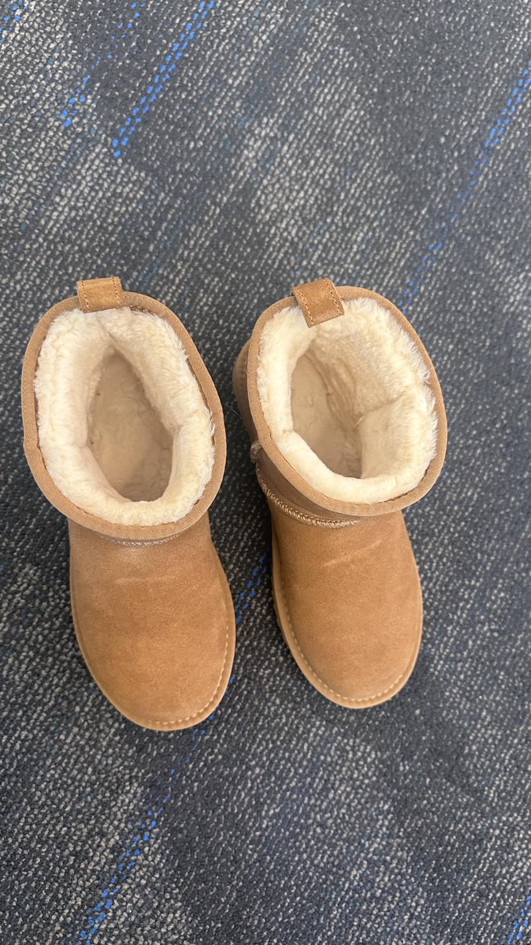Litfun Genuine Suede Mini Boots for Women Winter Warm Fuzzy Boots Comfort Snow Boots with Fur Lined customer photo 2