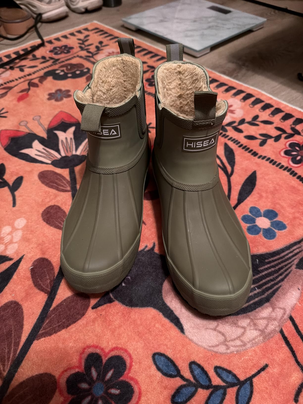 Women's Saltwater Winter Rain Boots Waterproof Duck Chelsea Lined Outdoor Garden Boot customer photo 1