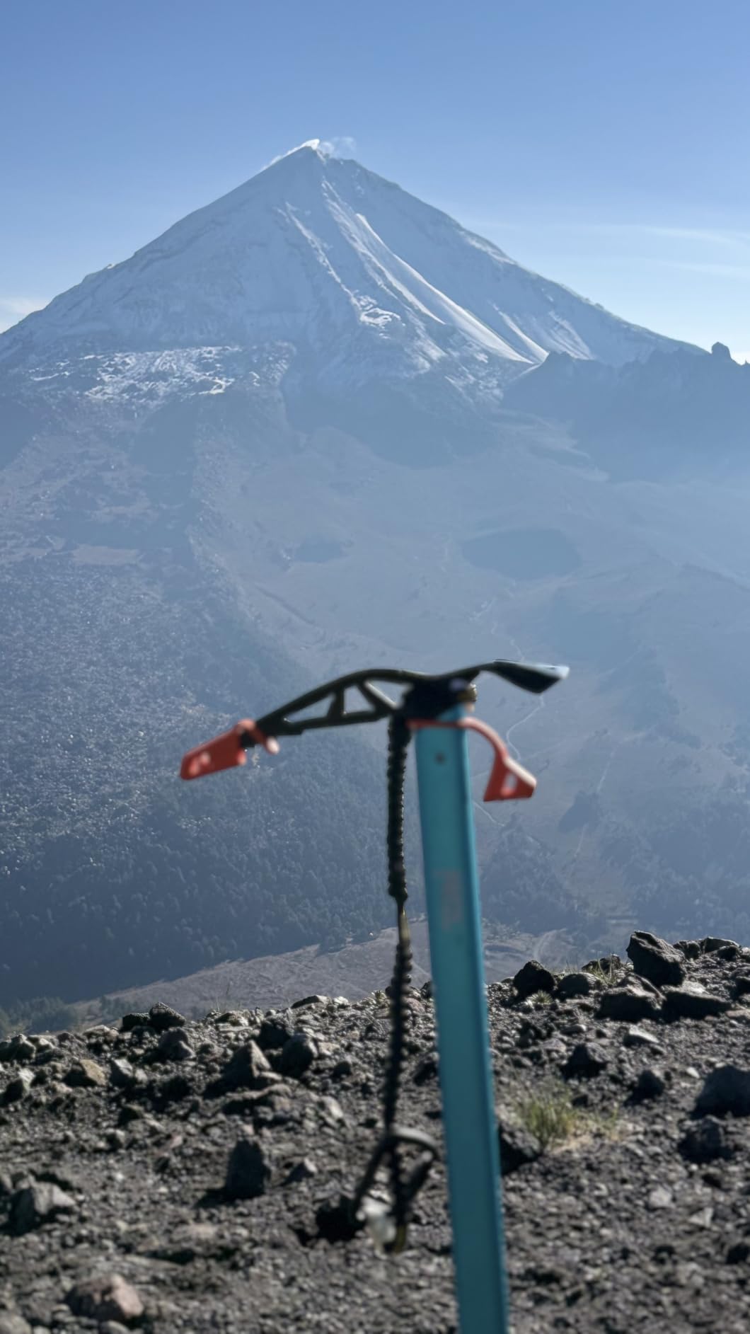 PETZL Glacier Ice Axe (2025 Model - Light Blue) customer photo 1