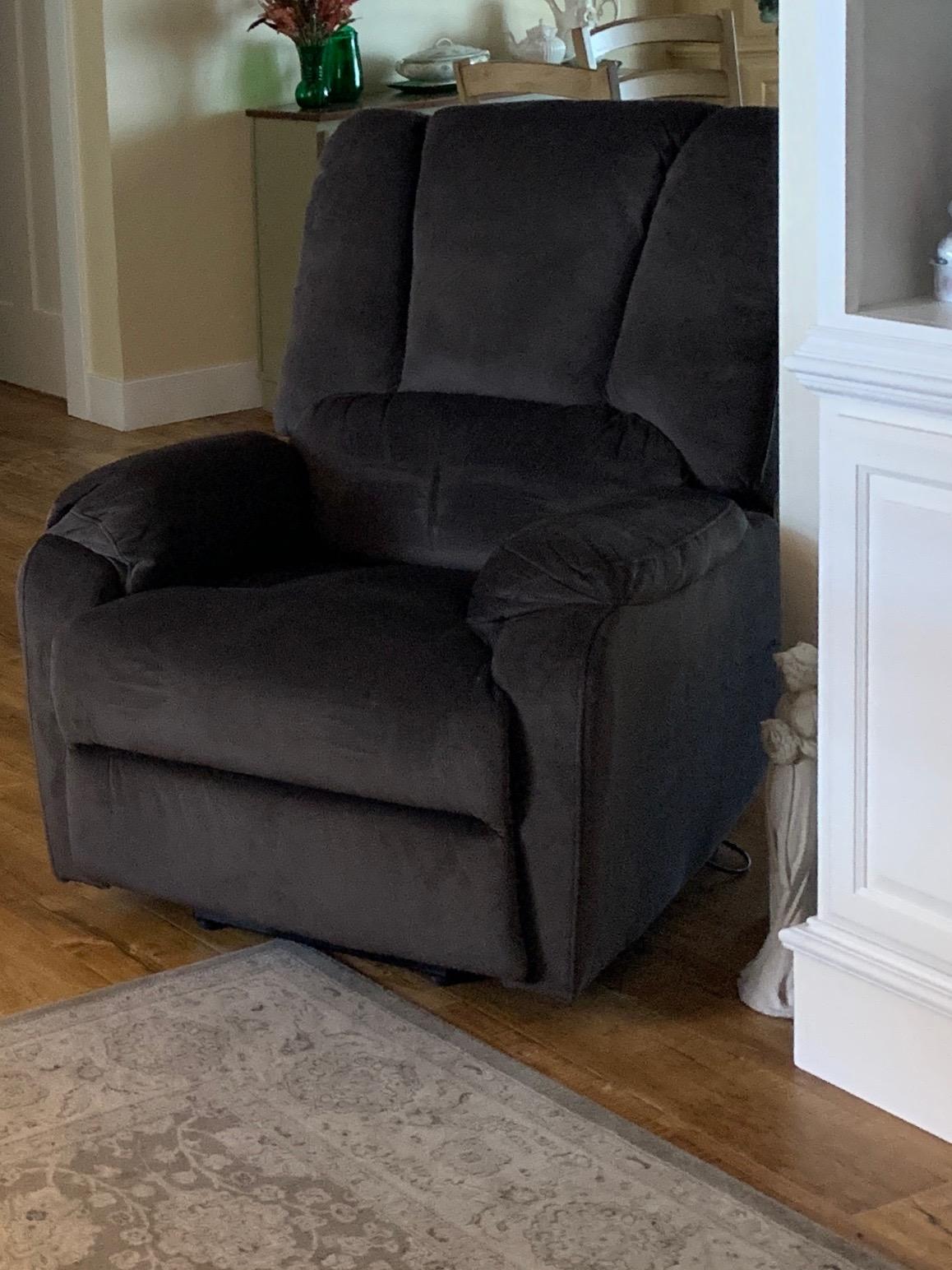 Oversized Power Lift Recliner Chair for Elderly, Big and Tall Electric Recliner Chair with Massage and Heating, Dual Motor Heavy Duty Lift Recliner with USB Port, Cup Holders, Pockets, Grey customer photo 1