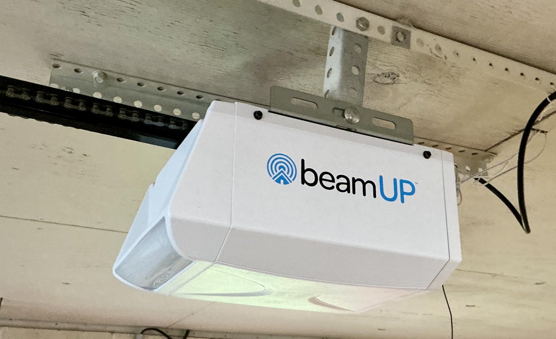Pacer BU50 Overhead Garage Door Opener with Heavy-Duty Chain Drive for Single or Double Doors, Wall Mount, and Remote Garage Opener Included customer photo 1