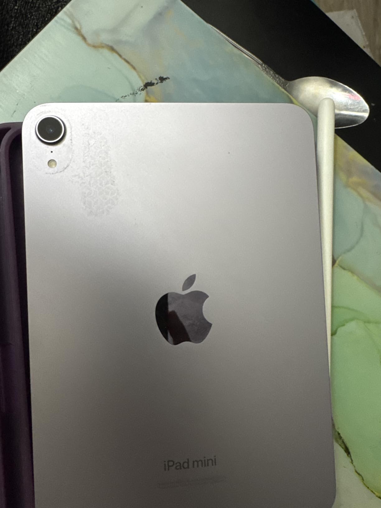 iPad mini (A17 Pro): Apple Intelligence, 8.3-inch Liquid Retina Display, 128GB, Wi-Fi 6E, 12MP Front/12MP Back Camera, Touch ID, All-Day Battery Life - Blue customer photo 2