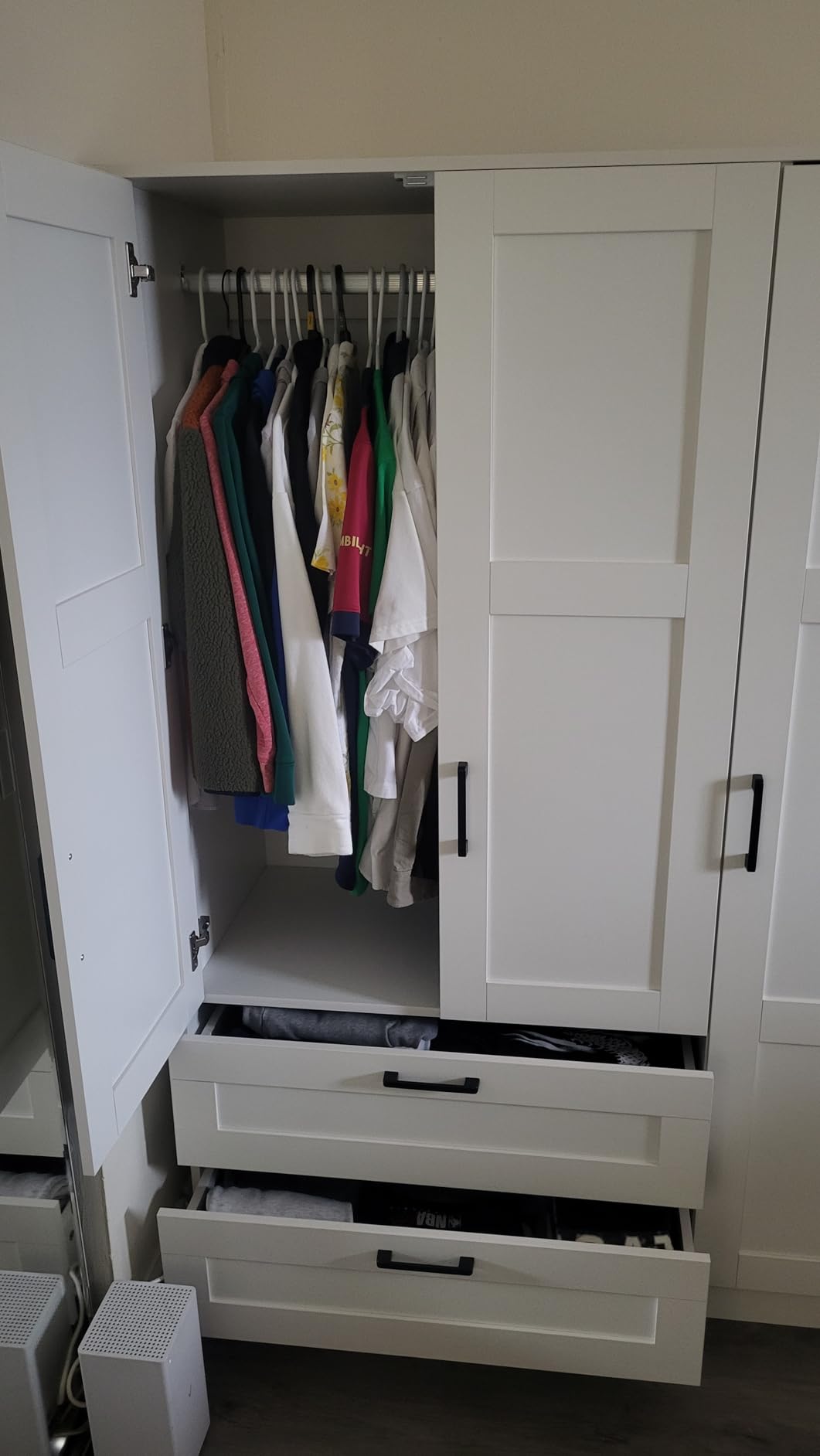 Fenghua Lizhi 3 Doors Wooden Wardrobe Closet Armoire customer photo 2