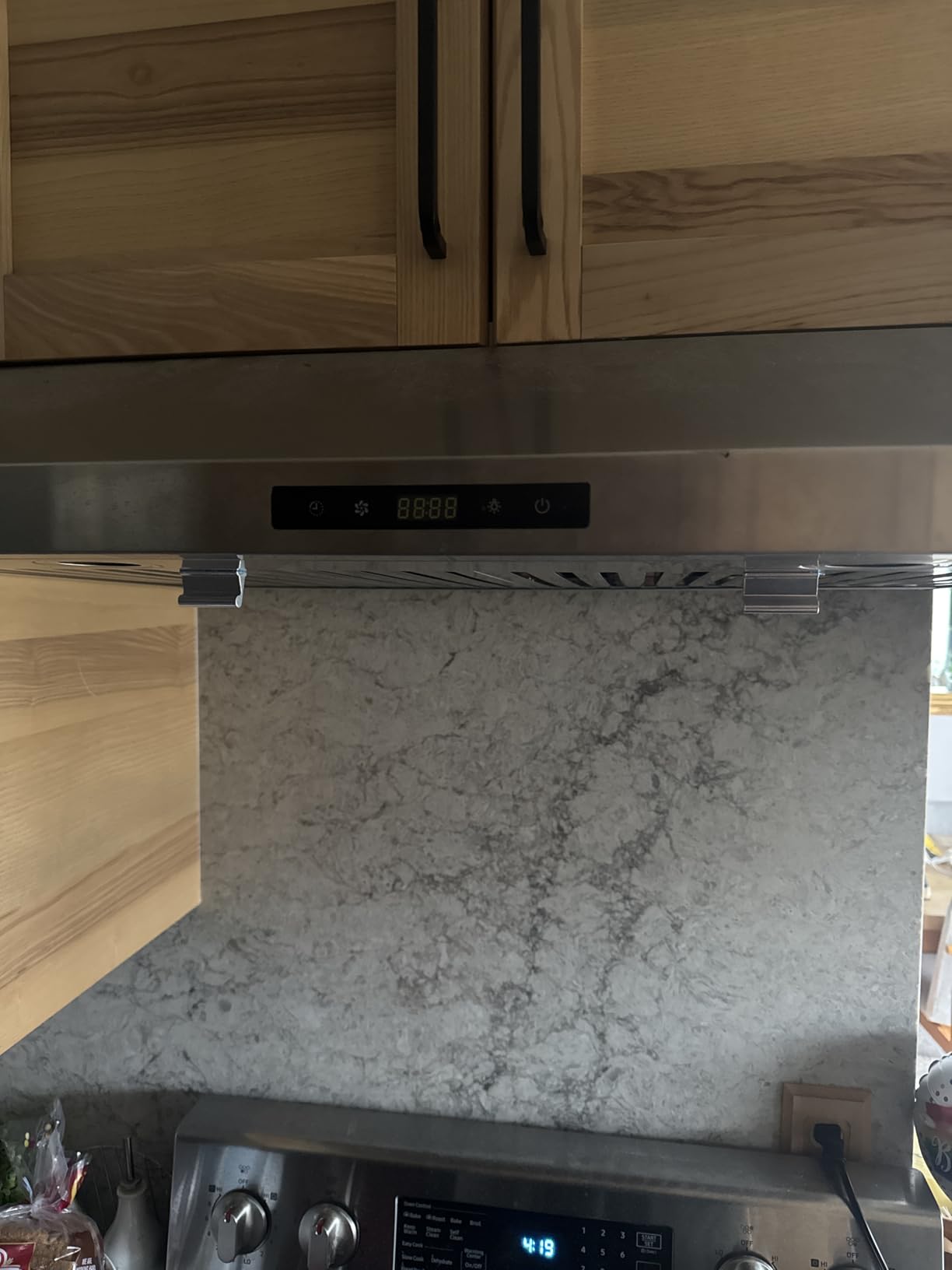 Empava Ductless Under Cabinet Range Vent Hood 30 Inch, Touch Control | 300CFM, 3-Speed, 2 LED Light, Ducted Ready (Rear/Top Vent), Stainless Steel customer photo 1