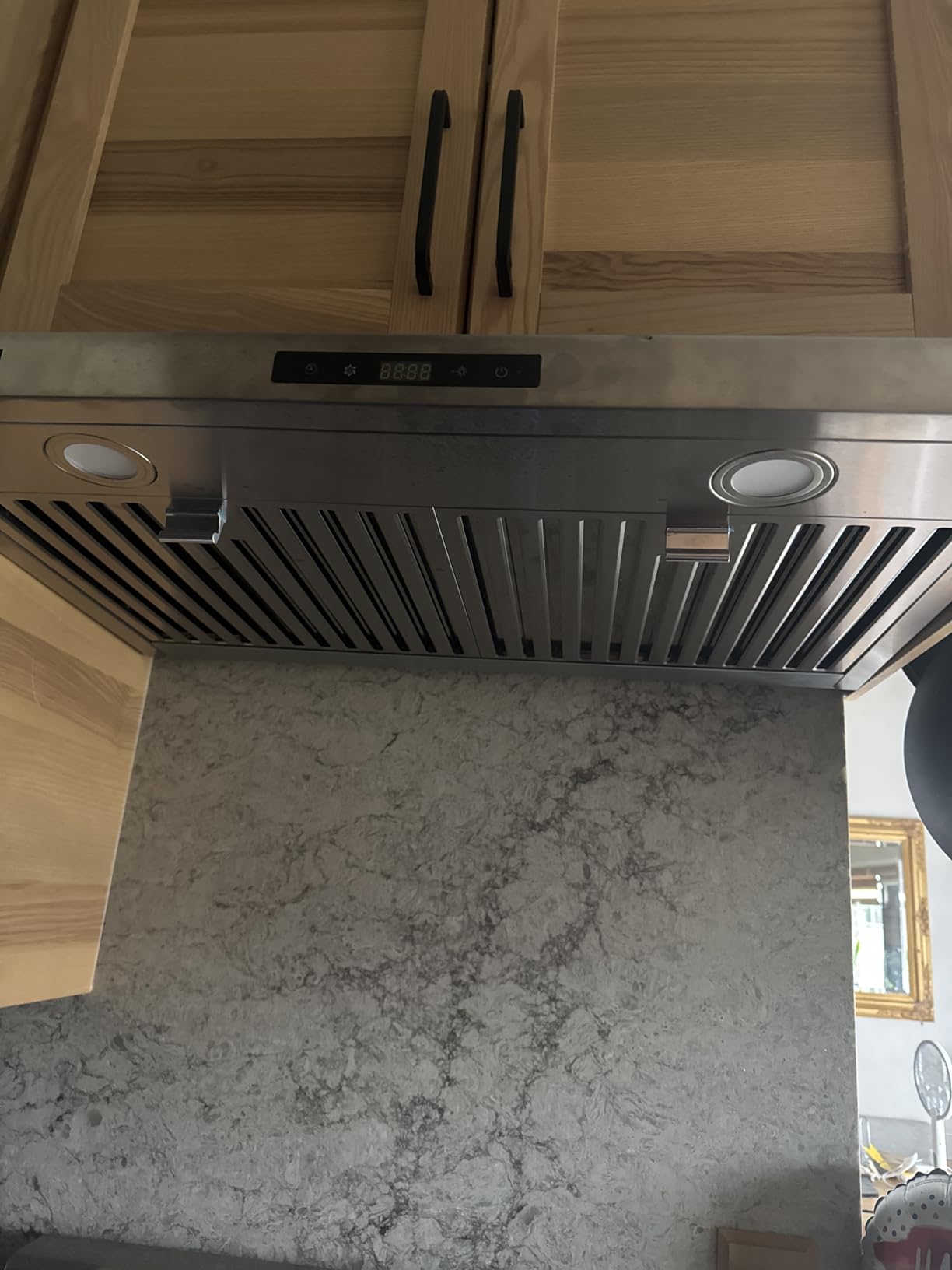 Empava Ductless Under Cabinet Range Vent Hood 30 Inch, Touch Control | 300CFM, 3-Speed, 2 LED Light, Ducted Ready (Rear/Top Vent), Stainless Steel customer photo 2