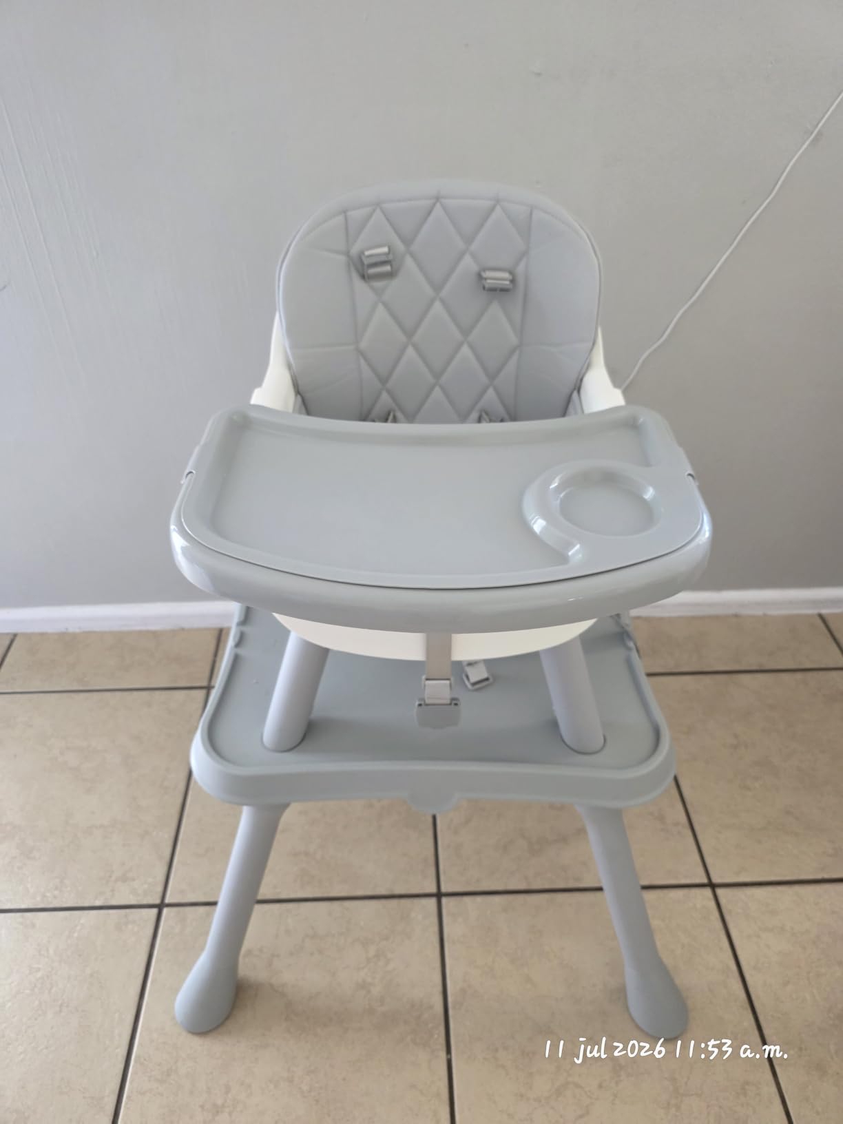 6 in 1 Baby High Chair for Babies and Toddlers, Booster Seat, Toddler Chair | Kids Learning Table & Chair, Building Block Table, Removable Tray customer photo 1