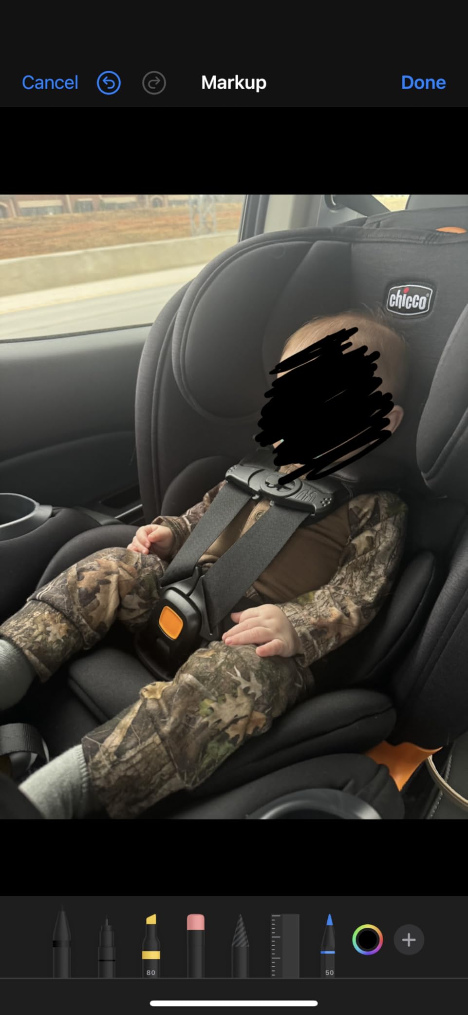 Chicco OneFit LX ClearTex All-in-One Car Seat with LeverLock Installation, Slim Design, Convertible Car Seat, Seat for Infants and Children 5-100 lbs, Ebony/Black customer photo 2