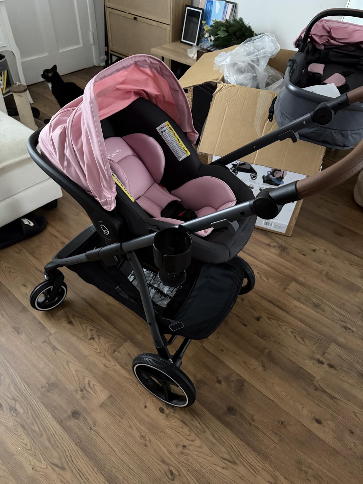 Evenflo Shyft Intuiti Travel System w/ Revolve180 LiteMax NXT Rotating Car Seat customer photo 1