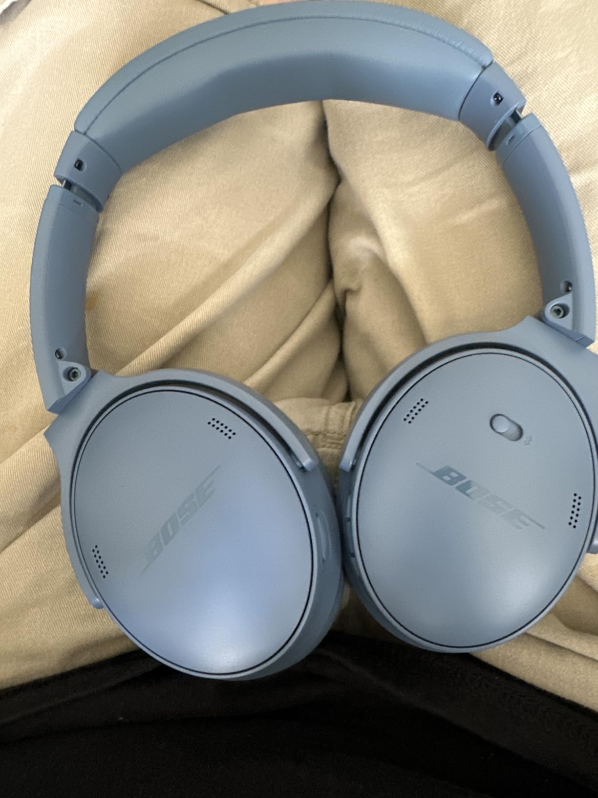 Bose QuietComfort Headphones - Wireless Bluetooth Headphones, Active Over Ear Noise Cancelling and Mic, USB-C Charging, Deep Bass, Up to 24 Hours of Playtime, Twilight Blue - Limited Edition Color customer photo 2
