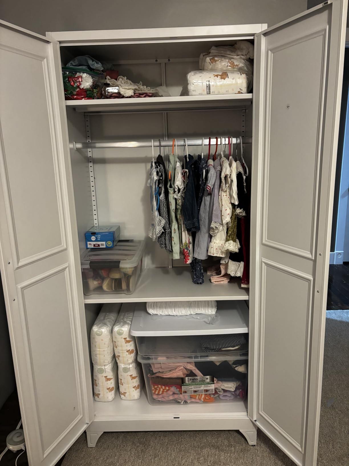 Polup Metal Armoire Wardrobe Closet 71