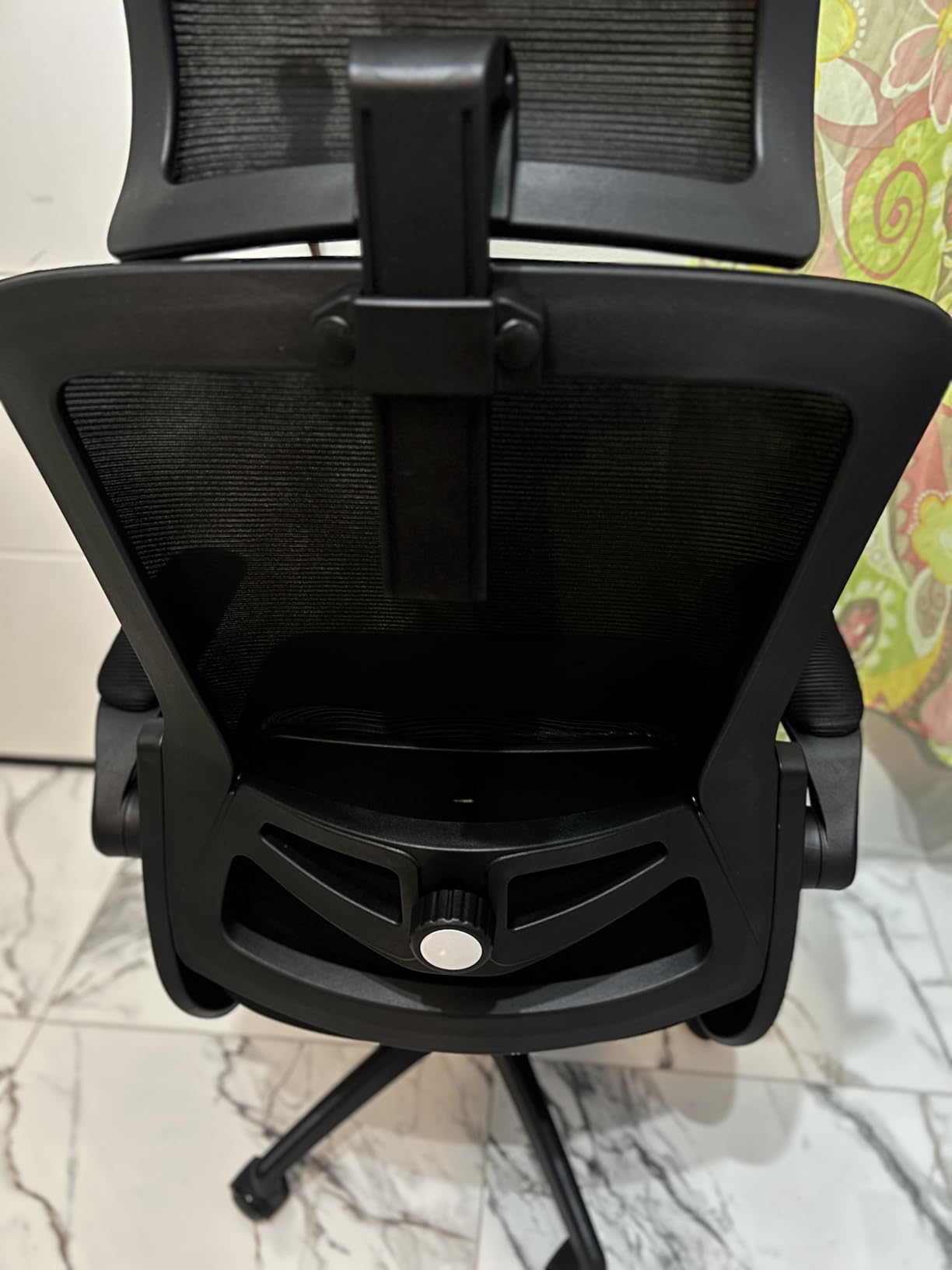 Fizzin Ergonomic Office Chair, 400 LBS Computer Chairs with Adjustable Lumbar Support, Breathable Mesh Desk Chair Ergonomic with Thickened Cushion, Comfy Home Office Desk Chair (Black) customer photo 2