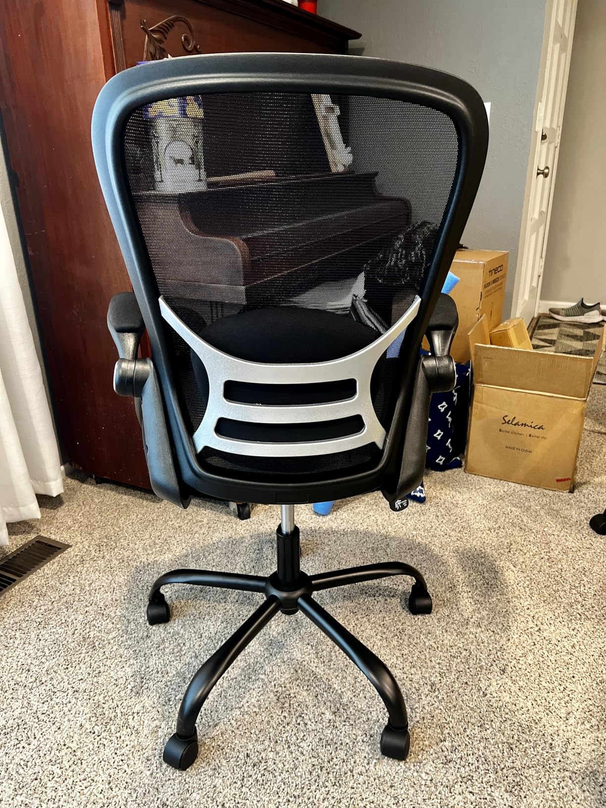 HYLONE Big and Tall 400lbs Heavy Duty Office Chair, 5