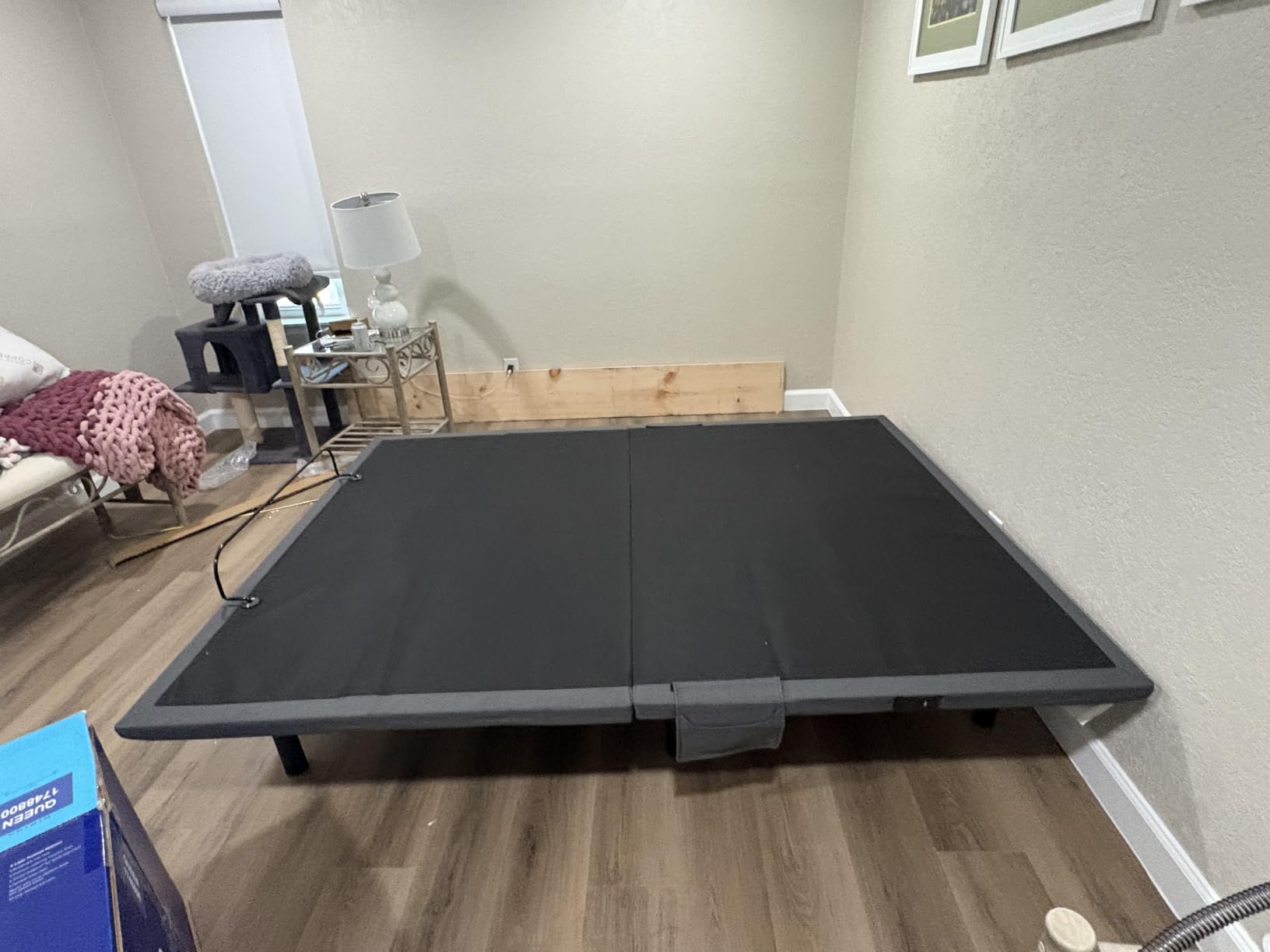 Marsail NS1 Twin XL Adjustable Bed Base with Massage - Smart Dual Motor Bed Frame with Wireless Remote, 3-Min Assembly, Zero Gravity, Under Bed Lighting, 4 USB Ports customer photo 1