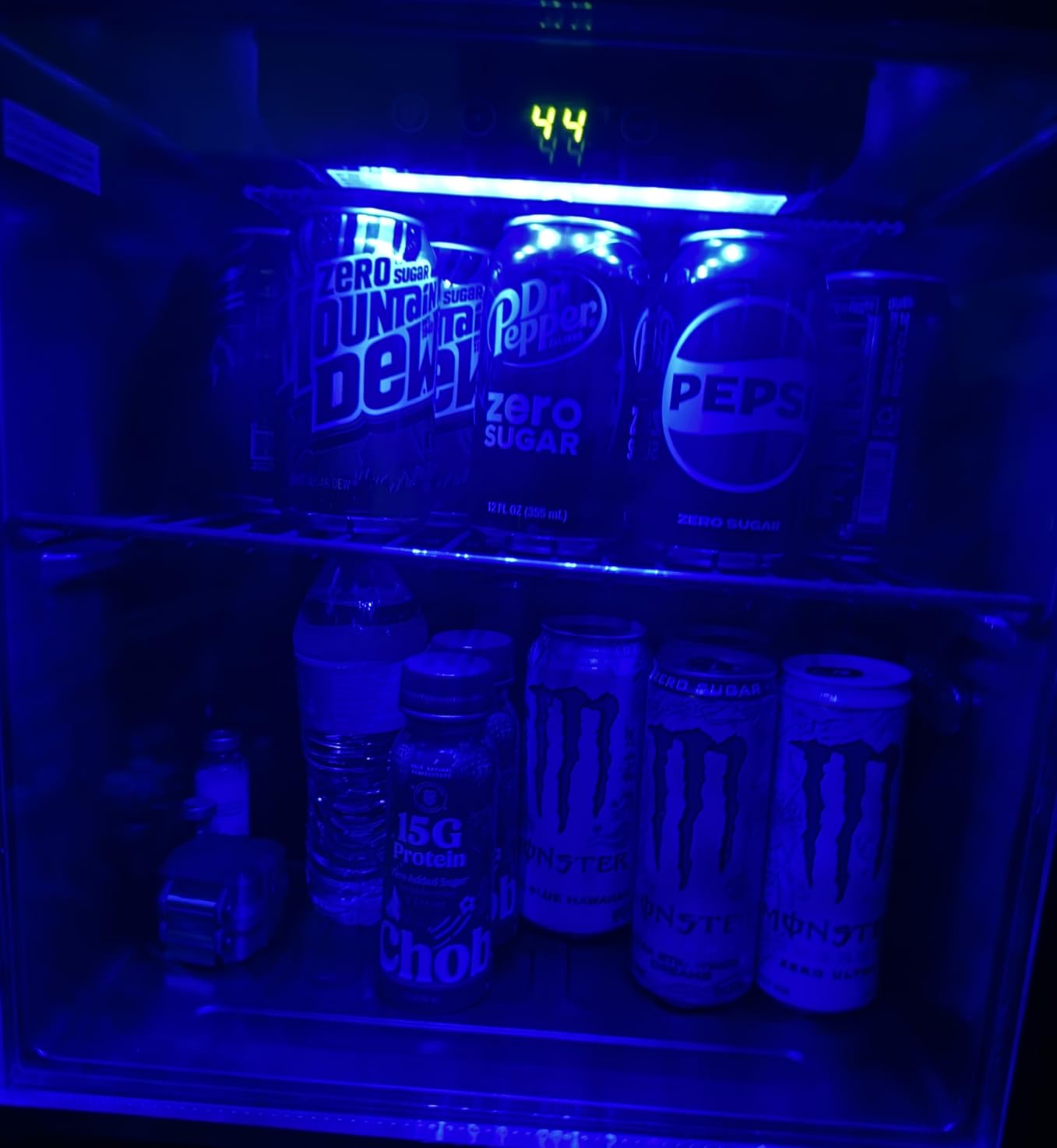 Feelfunn 24 Cans Beverage Refrigerator Cooler - Mini Fridge with Digital Temperature Control, Soda Wine Beer Drink Fridge - Small Refrigerator for Office Home Bedroom Dorm Bar, Black customer photo 1
