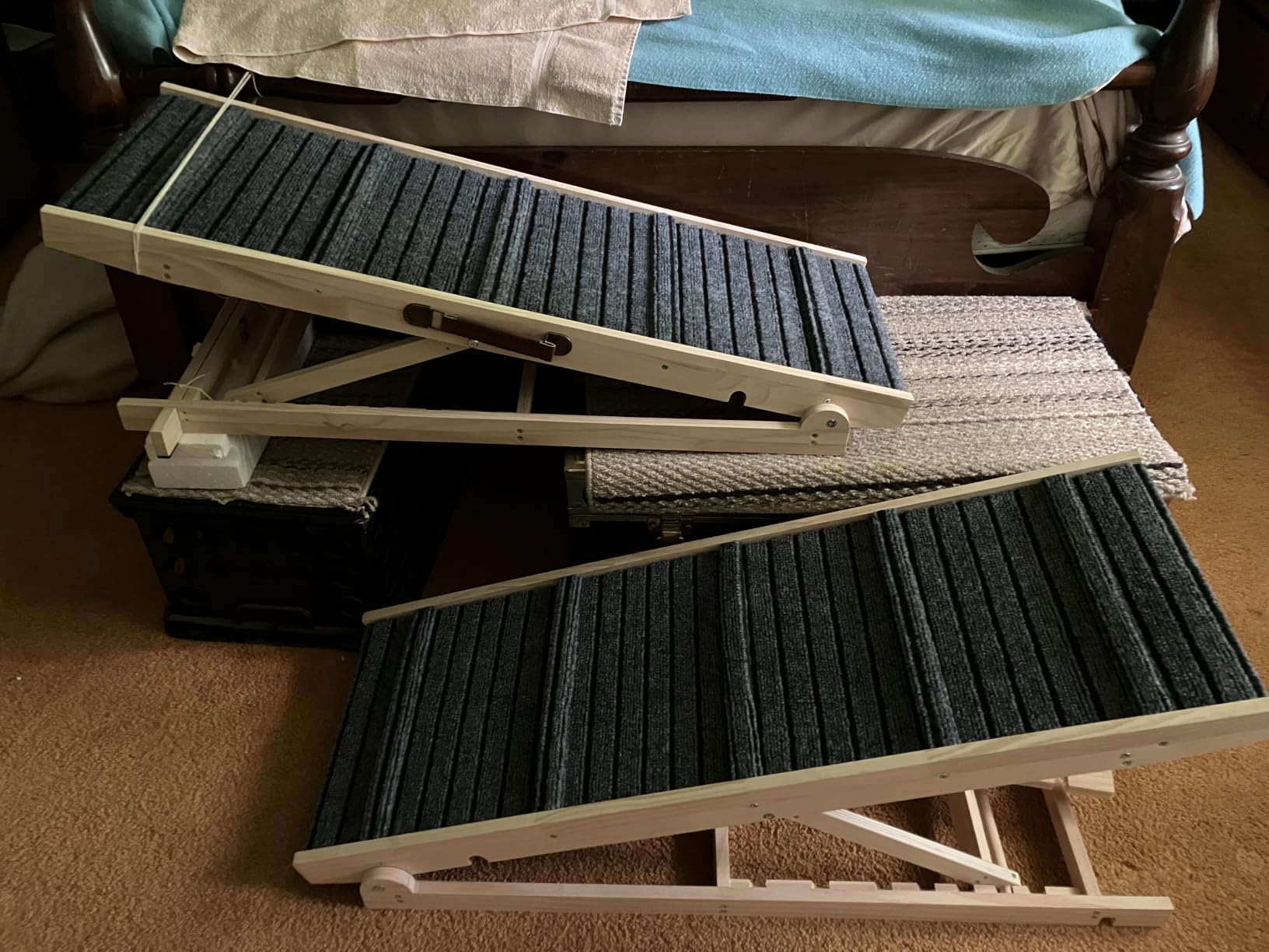 Dog Ramp for Bed, 40 Inch Dog Ramp for Couch, Supports Up to 150lbs, with 10.2