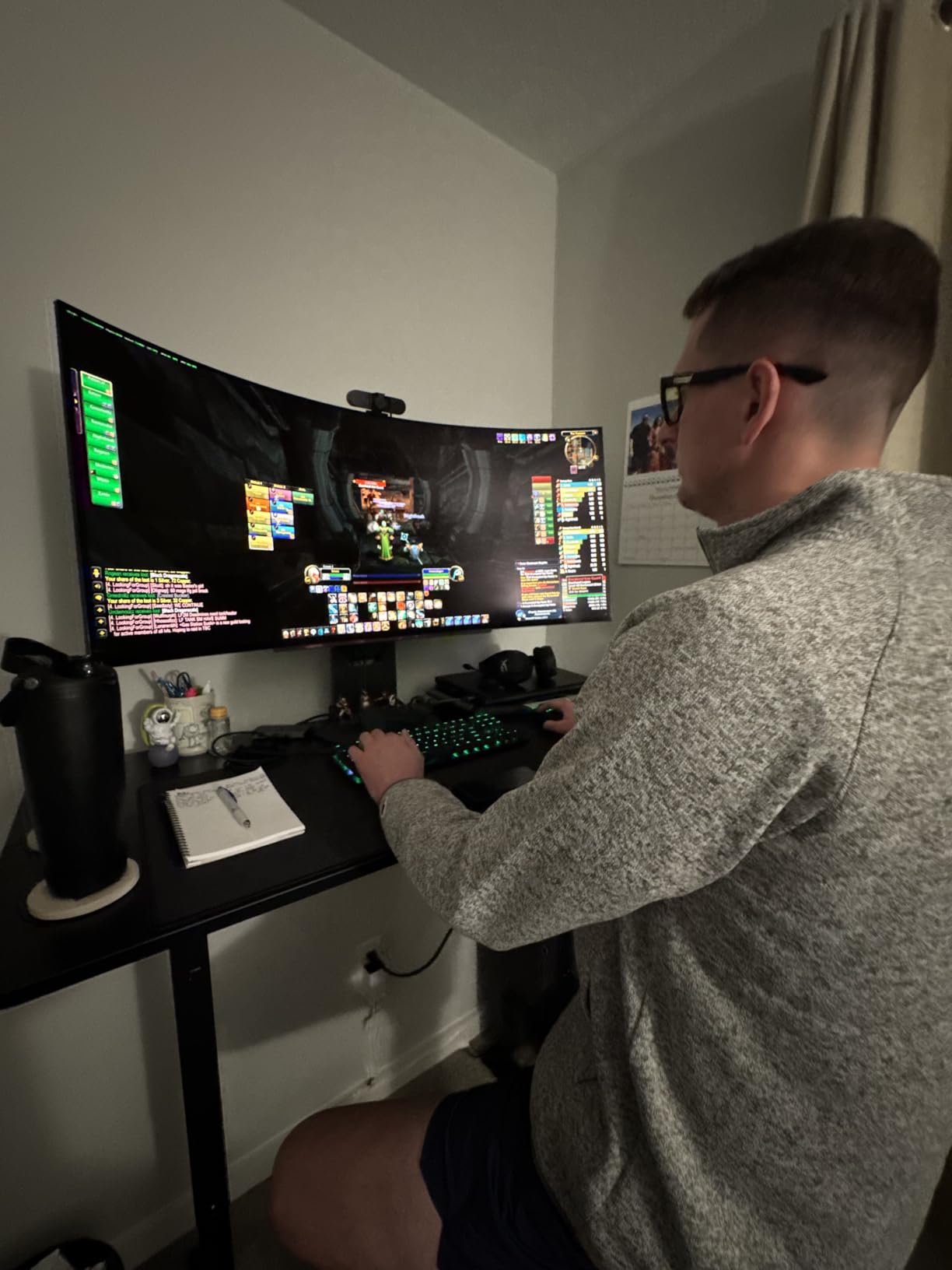 LG 45GX900A-B 45-Inch Ultragear WQHD (3440 x 1440) OLED Curved Gaming Monitor, 240Hz, 0.03ms, NVIDIA G-Sync, VESA DisplayHDR True Black 400, HDMI 2.1, USB Type-C PD 65W customer photo 2