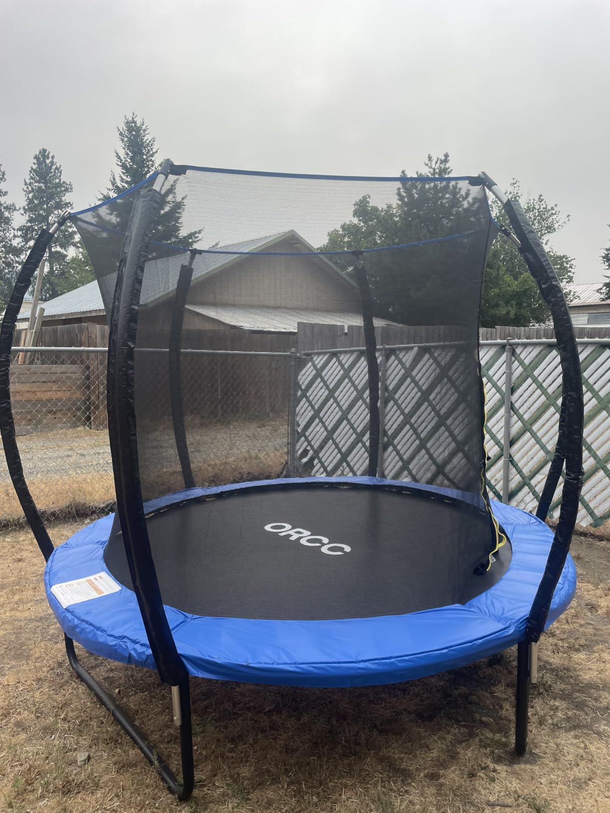 ORCC Kids Trampoline Outdoor 8FT 10FT 12FT 14FT 15FT 16FT with Enclosure, Non-Slip Ladder & Anti-Rust Coated Frame, 1200LBS Weight Capacity customer photo 2