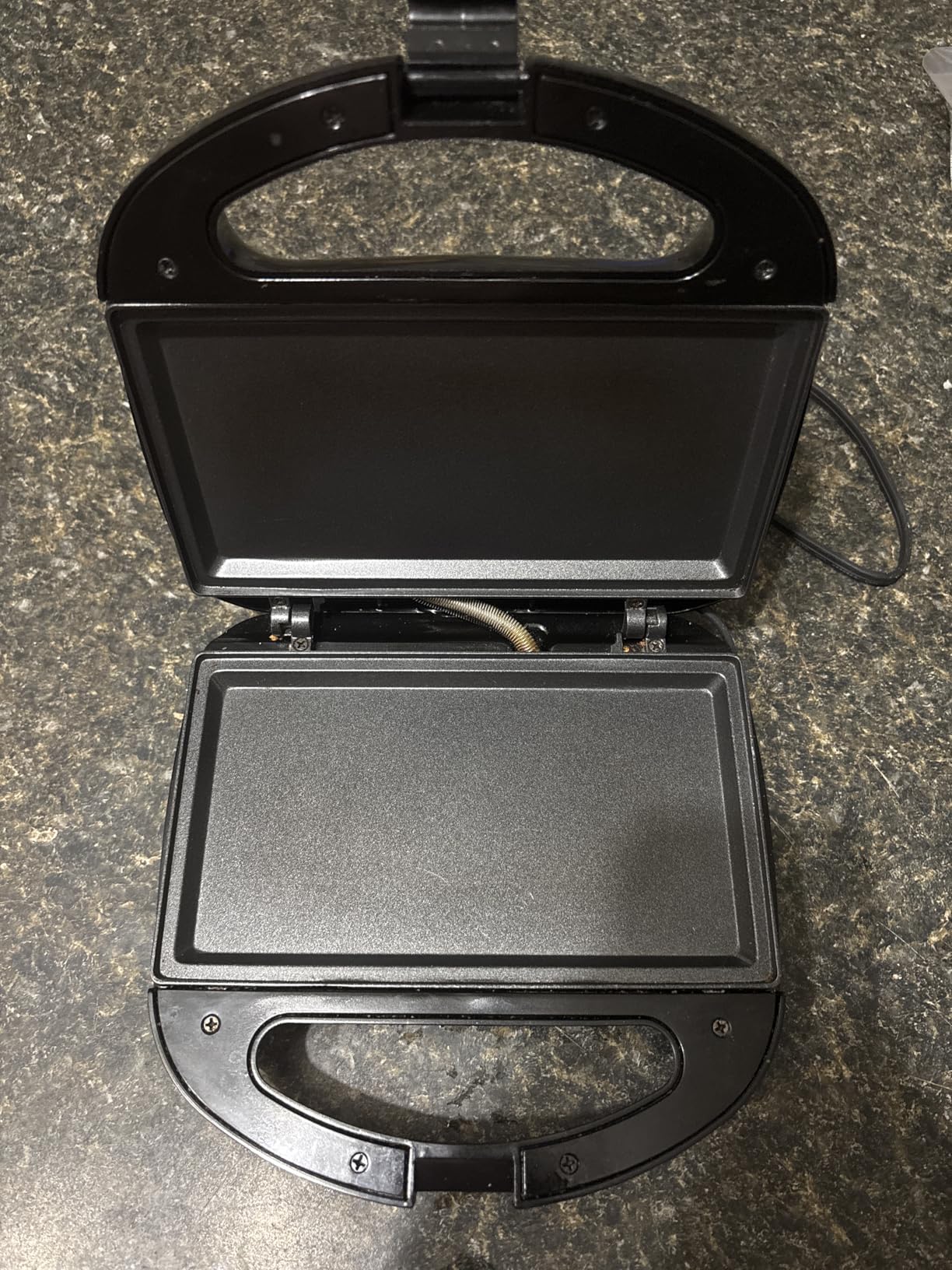 OSTBA Panini Press Grill, 4-Slice Sandwich Maker with Nonstick Plates | 1200W Heating with Adjustable Temperature, 180 Degree Opening, Drip Tray, Stainless Steel, Easy Cleanup customer photo 2
