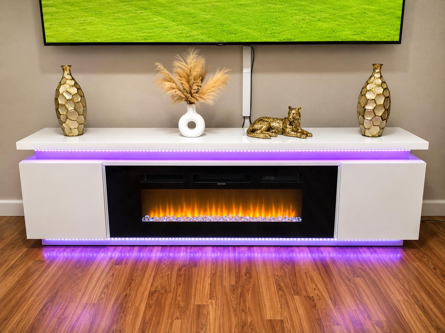 Fireplace TV Stand with 40