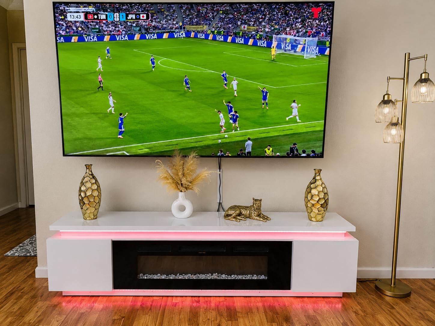 Fireplace TV Stand with 40