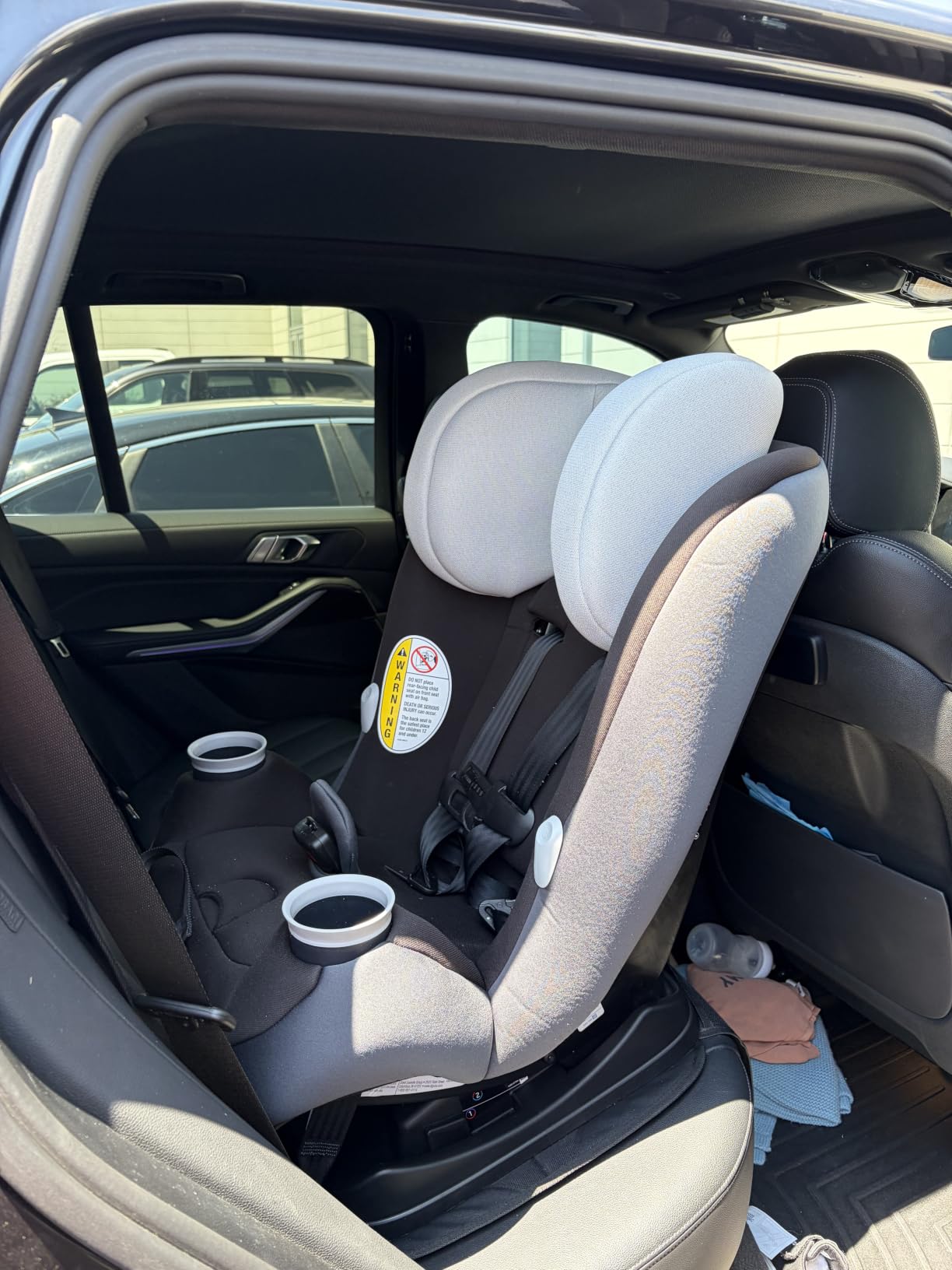 Maxi-Cosi Pria All-in-One Convertible Car Seat, Infant to Toddler Car Seat, Easy-Install Harness, Machine-Washable Cover, 5-100 lbs, Sea Shadow customer photo 1