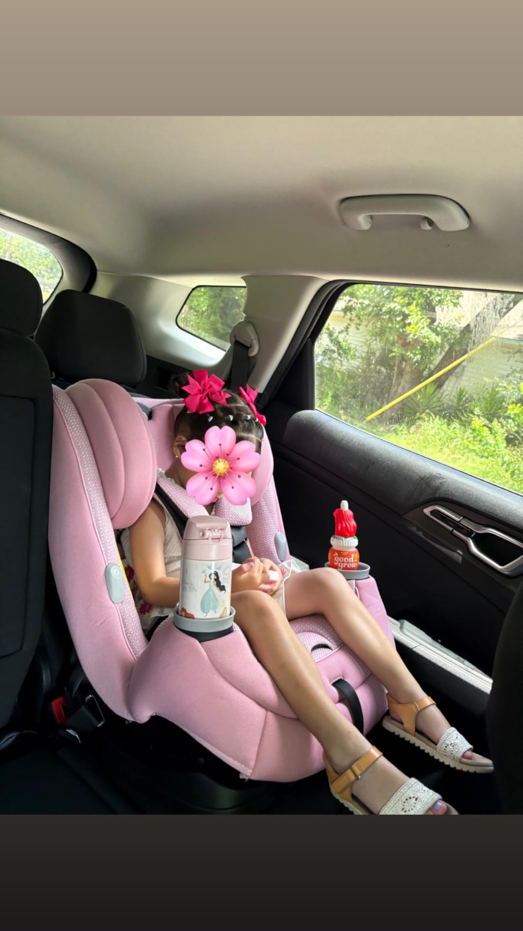 Maxi-Cosi Pria All-in-One Convertible Car Seat, Infant to Toddler Car Seat, Easy-Install Harness, Machine-Washable Cover, 5-100 lbs, Sea Shadow customer photo 2