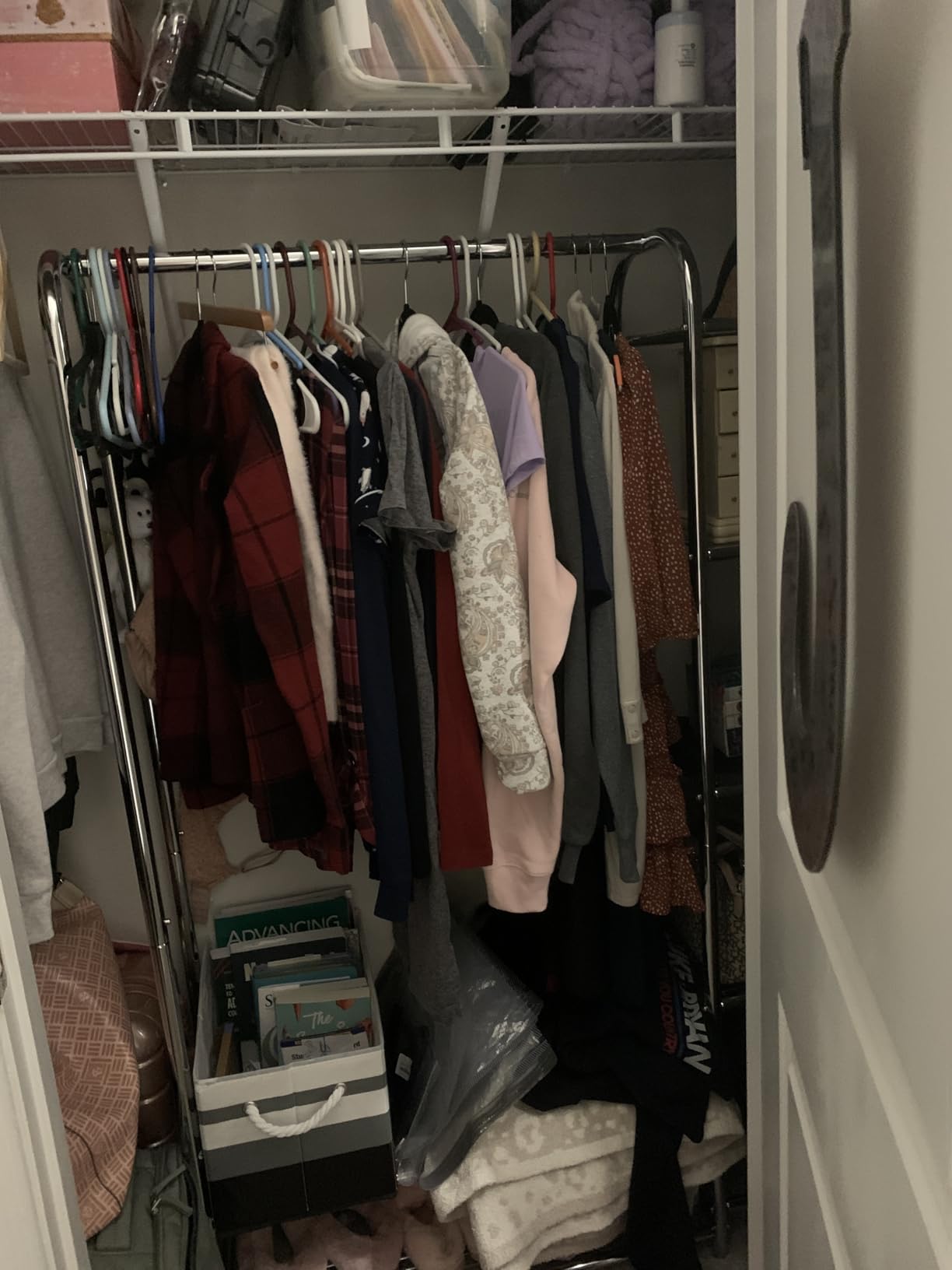 Heavy Duty Clothes Rack with 5 Tiers Shelves, Max Load 670LBS, Portable Freestanding Multi-Functional Metal Clothing Rack with Hanging Rods Organizer System for Bedroom Closet Wardrobe, Chrome customer photo 1