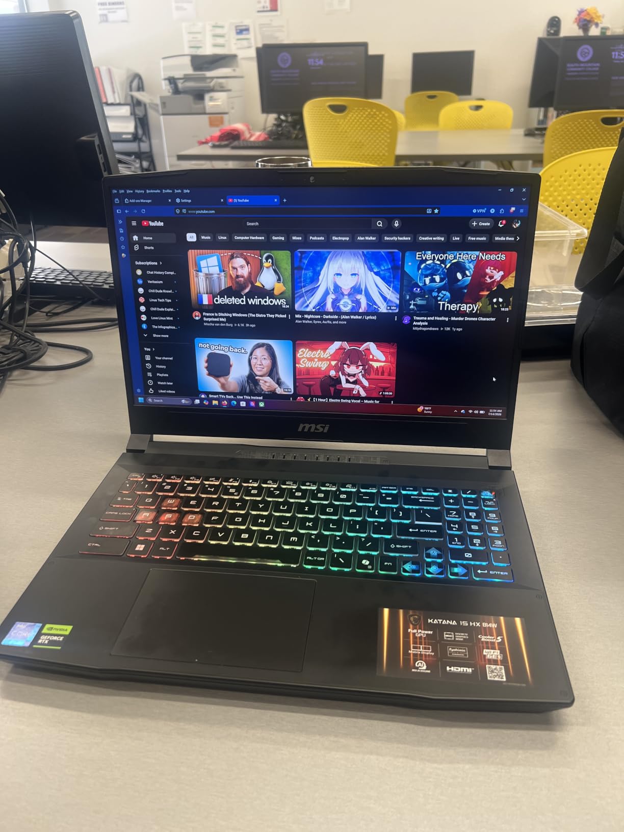 MSI Katana 15 HX Gaming Laptop - 15.6