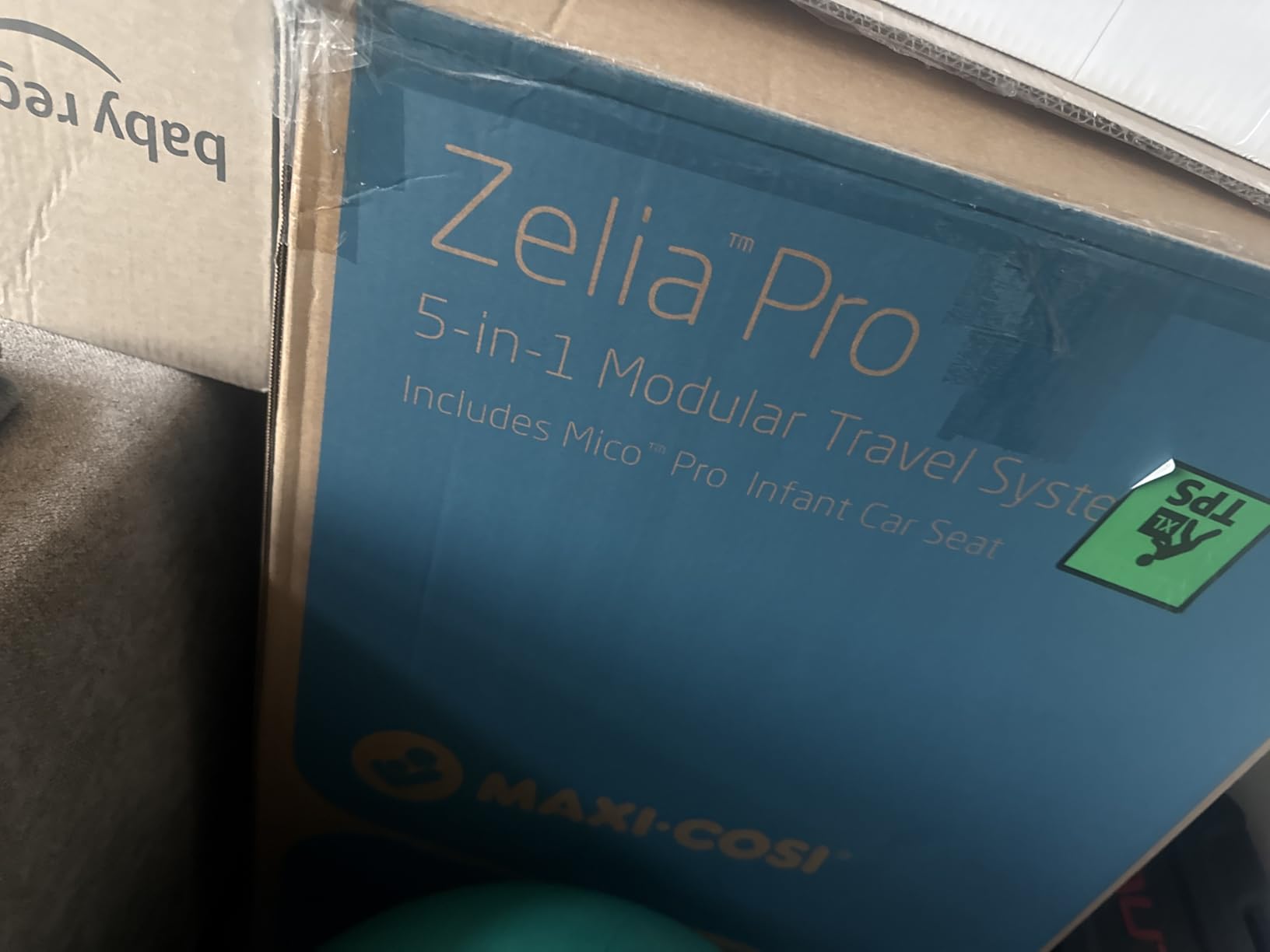 Maxi-Cosi Zelia Pro 5-in-1 Travel System with Mico Pro Infant Car Seat and Baby Stroller Combo, Caspian Caviar customer photo 2