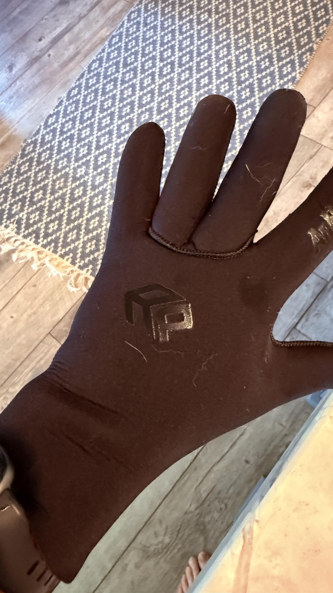 5mm Ultra Stretch Neoprene Water Gloves - Five Finger Winter Gloves for Scuba Diving, Snorkeling, Surfing, Kayaking, Canoeing, and Spearfishing customer photo 1