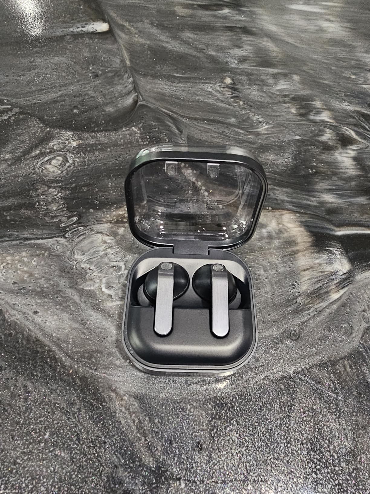 Samsung Galaxy Buds 4 Pro (2026) AI True Wireless Bluetooth Earbuds, Hi-Res Audio, 2-Way Speaker, ANC 2.0, Optimized Comfort, IP57, Live Translation, Black [US Version, 2 Yr Warranty] customer photo 2