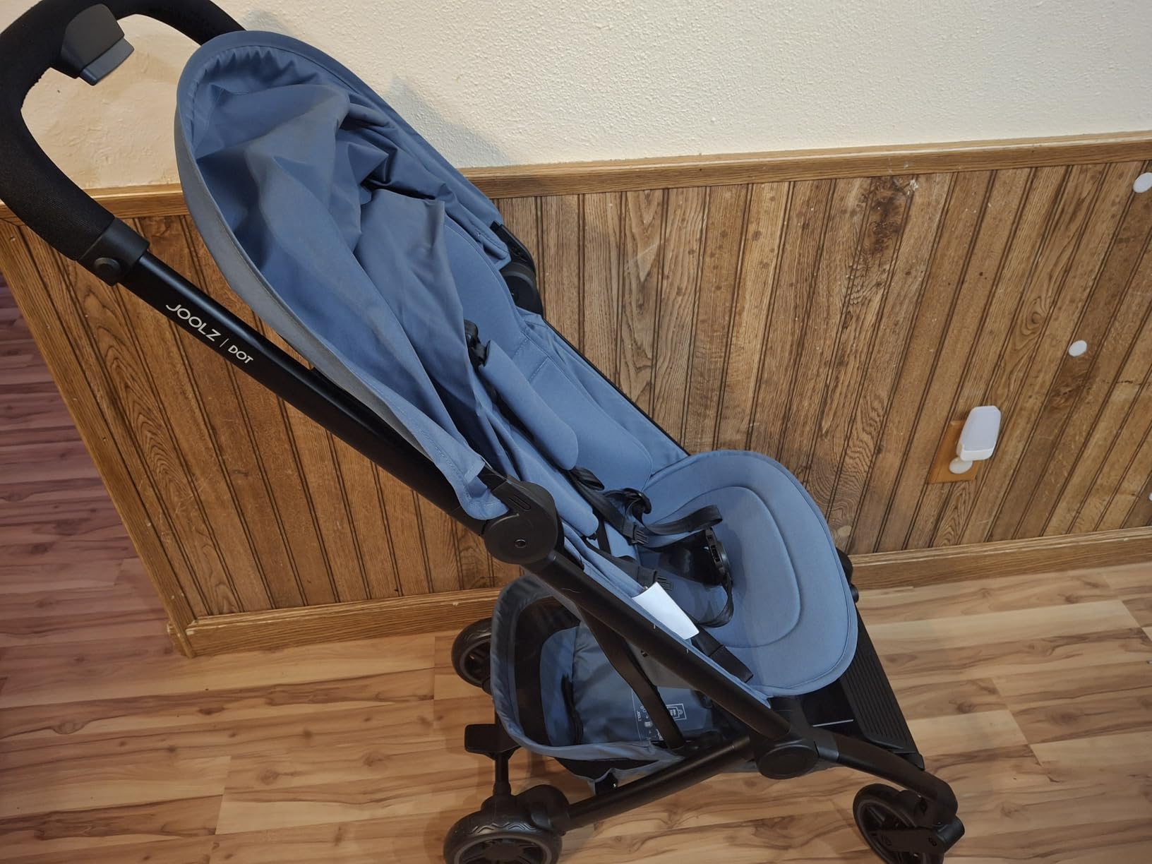 Joolz Dot Ultra Lightweight Travel Stroller - Compact Fold, Airplane Compatible, 5-Point Harness, UPF 50+ Canopy - Easy to Carry City & Travel Stroller - Dune Beige customer photo 2