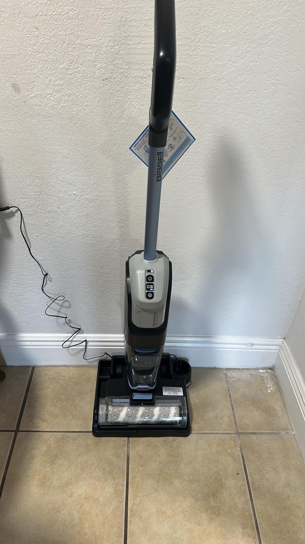 Bissell CrossWave Edge Cordless Plus Wet Dry Vacuum & Mop, 4329G | Extra brush rolls, filters & hard floor cleaner included; ZeroGap edge; tangle-free brush roll customer photo 2