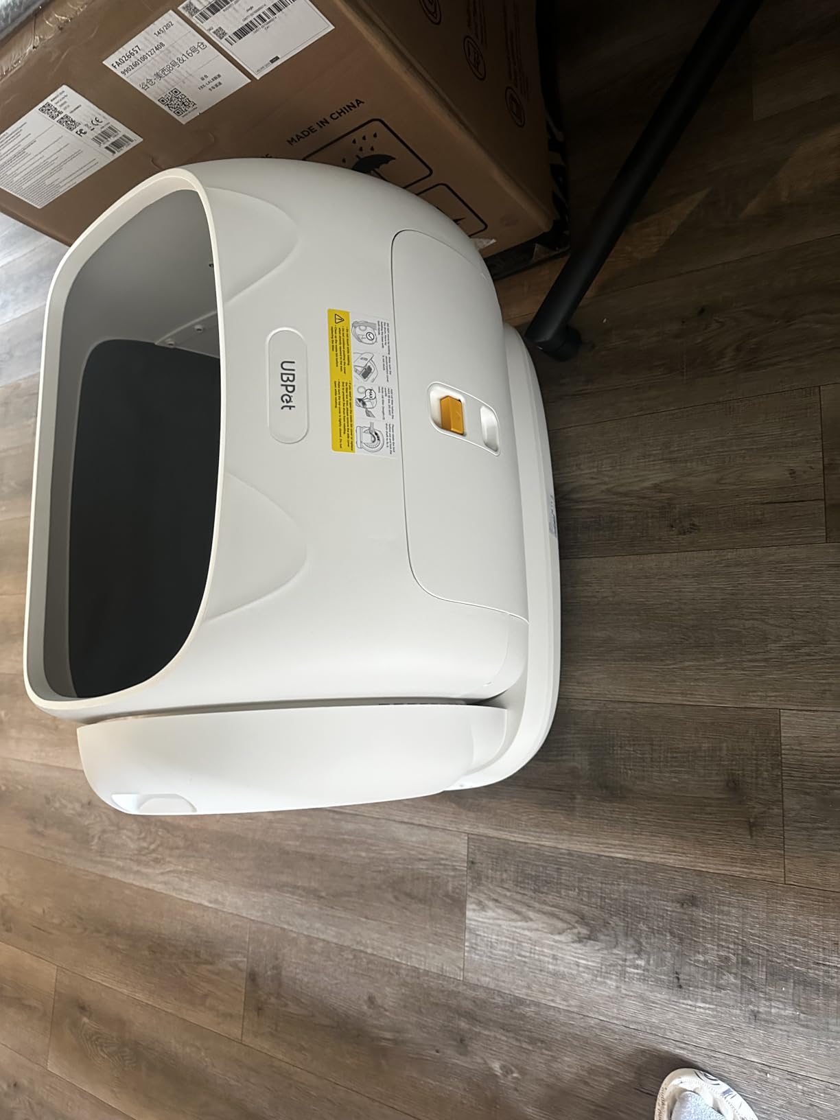 UBPET Self Cleaning Cat Litter Box, XXXL Automatic Litter Box for Multiple Cats, Weight Sensors Safety Protection, Smart APP Control, Odor Control, Works with Clumping/Bentonite Litter (XX-Large) customer photo 2