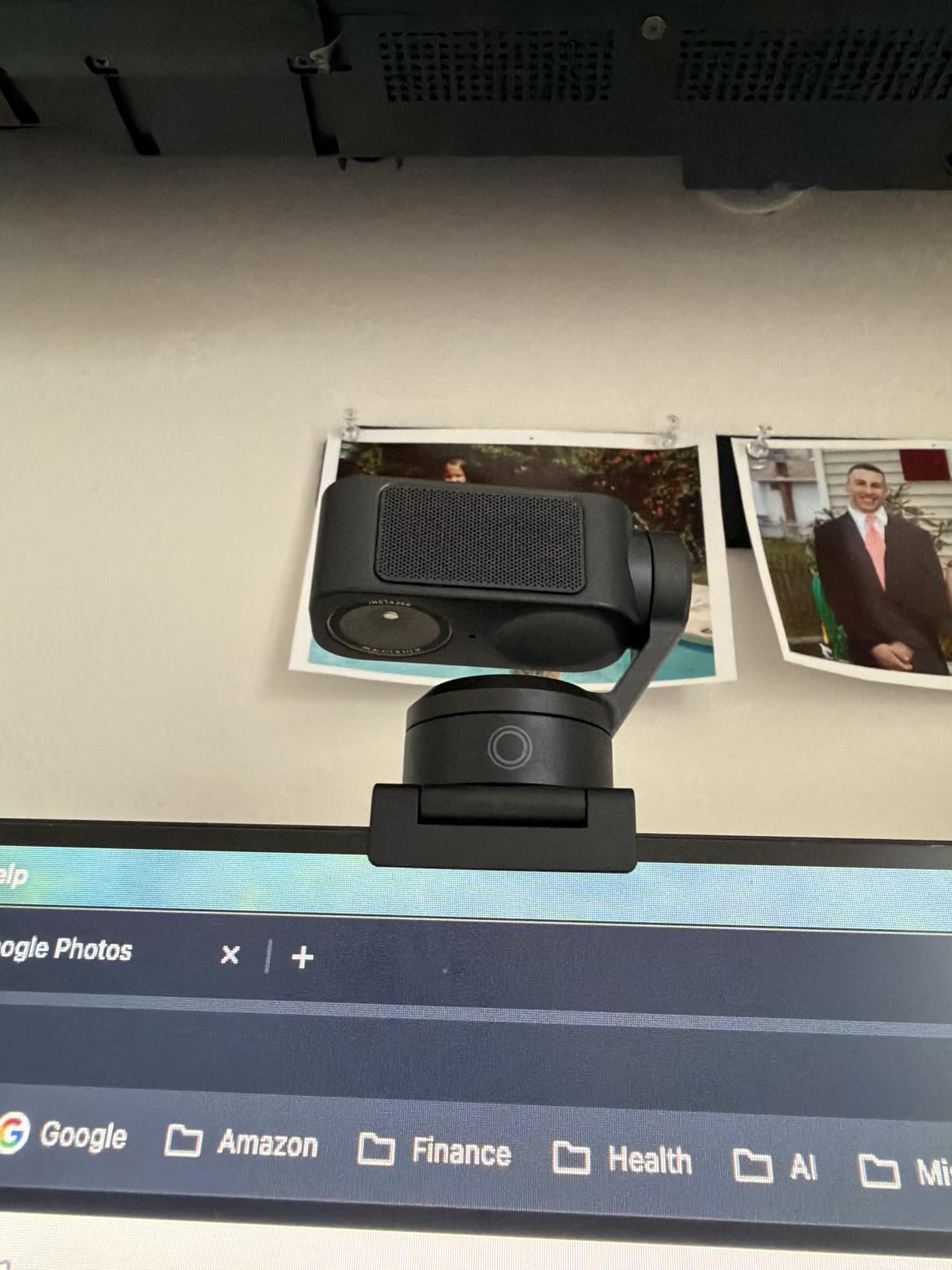 Insta360 Link 2 Pro - 4K PTZ Webcam for PC/Mac, 1/1.3