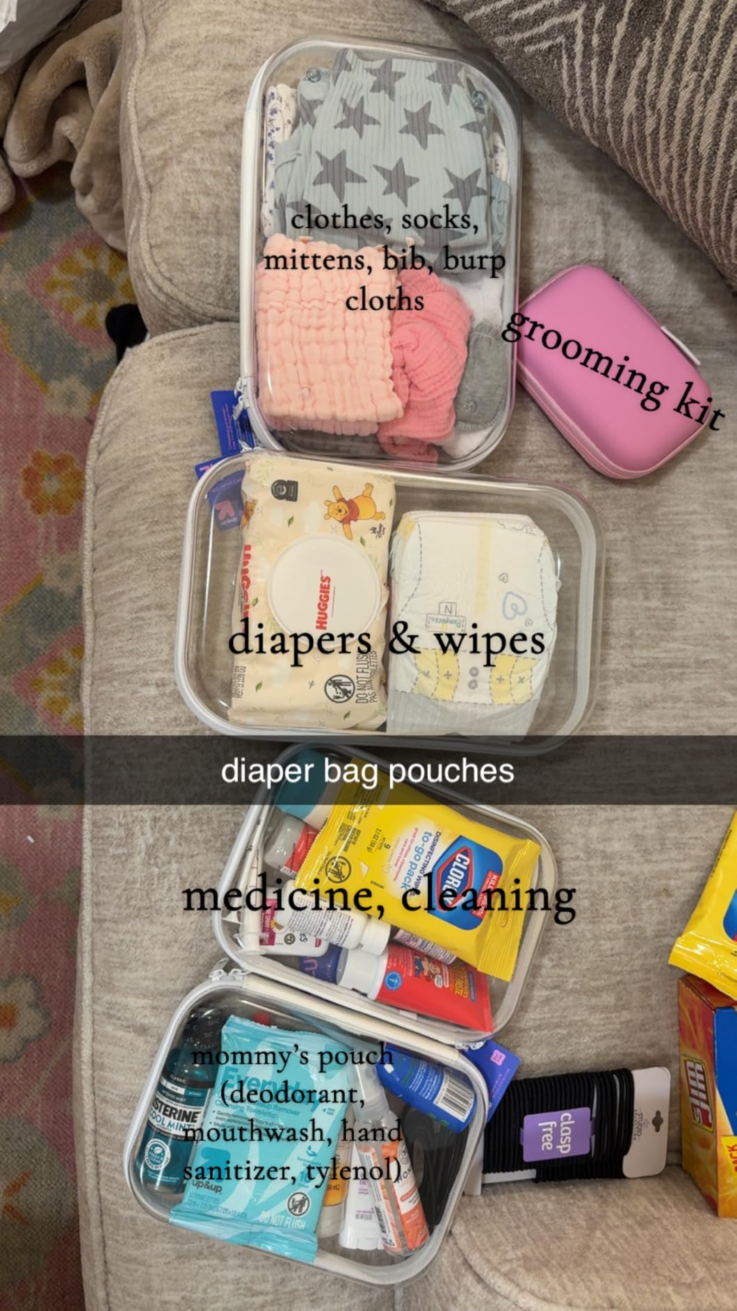 BAGSMART Diaper Bag Tote, Hospital Bag for Labor Delivery Travel Baby Tote | Lightweight Puffy Maternity Bag, Changing Pad & Pacifier Case, Large Capacity for Mom and Dad, Newborn Essentials customer photo 1