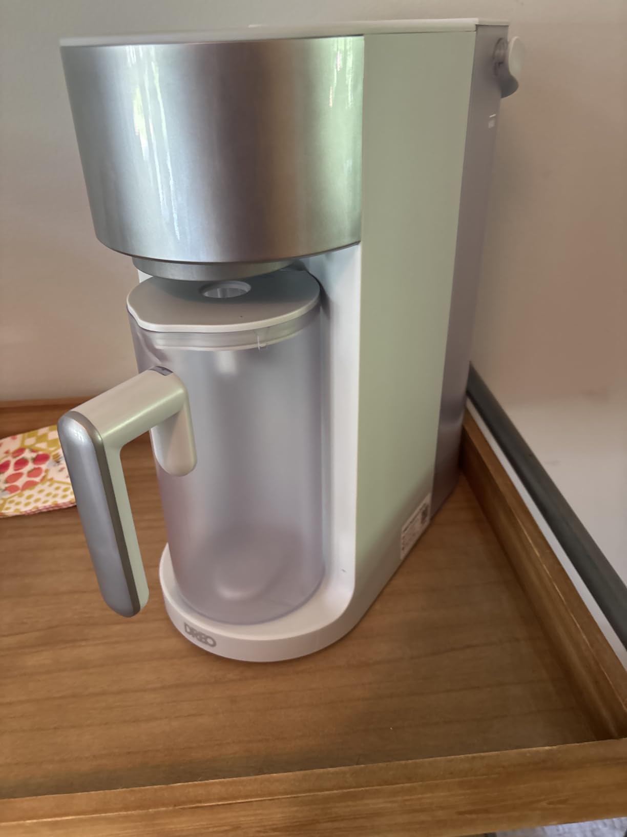 DREO Reverse Osmosis Water Filter Countertop, RO Filtration System, 3:1 Pure to Drain, TDS & Filter Life & 2 Autofill Pitchers, Install-Free, Self-Cleaning Water Purifier, RO Water Filter customer photo 1
