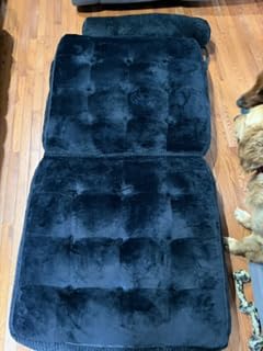 Futon Sofa Bed Chair - Convertible Sleeper Bed for Small Space, No Assembly Required, Space-Saving, Breathable & Sweat-Wicking for Post-Workout Recovery, Yoga Stretch, Lounging, Gaming, Naps customer photo 1